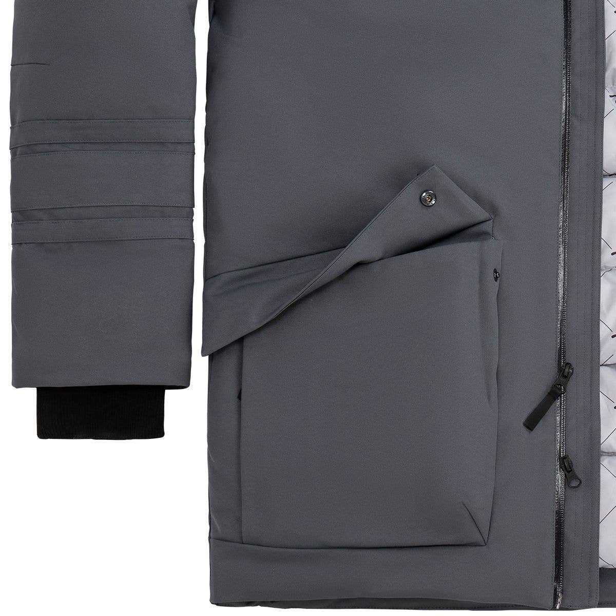 Bunda BAUER S21 ULTIMT FAN HOODED PARKA GRY-SR (1057855)