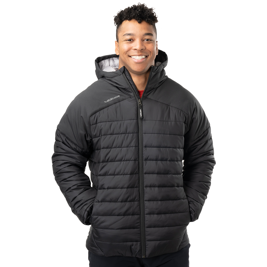 Bunda BAUER S24 TEAM PUFFER JACKET-SR-BLK (1063250)
