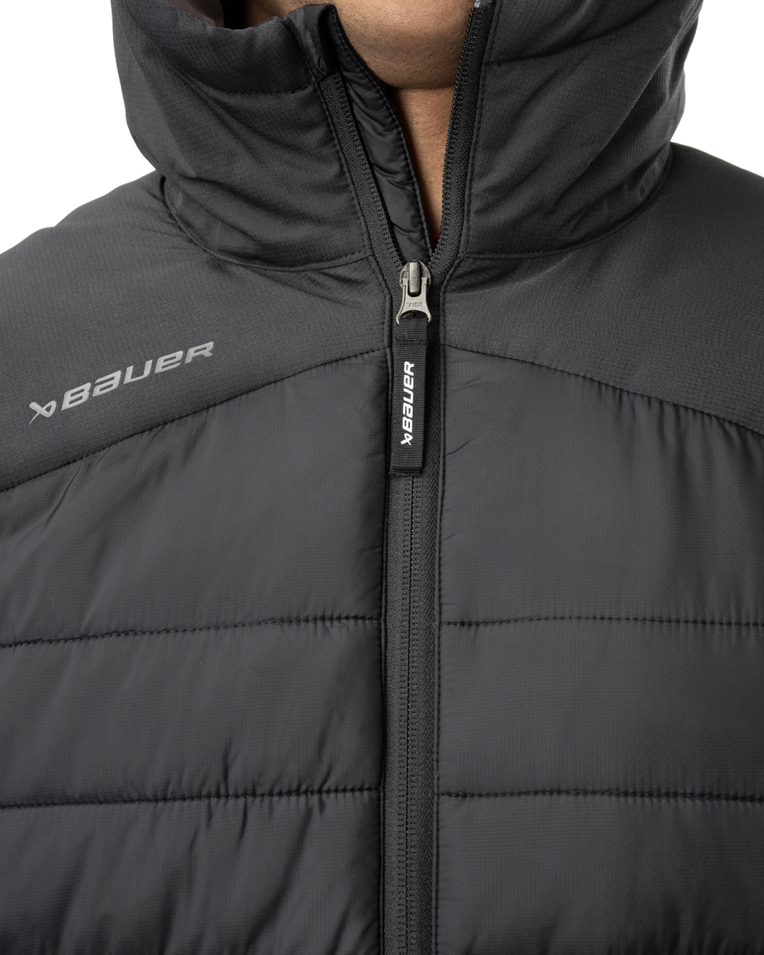 Bunda BAUER S24 TEAM PUFFER JACKET-SR-BLK (1063250)