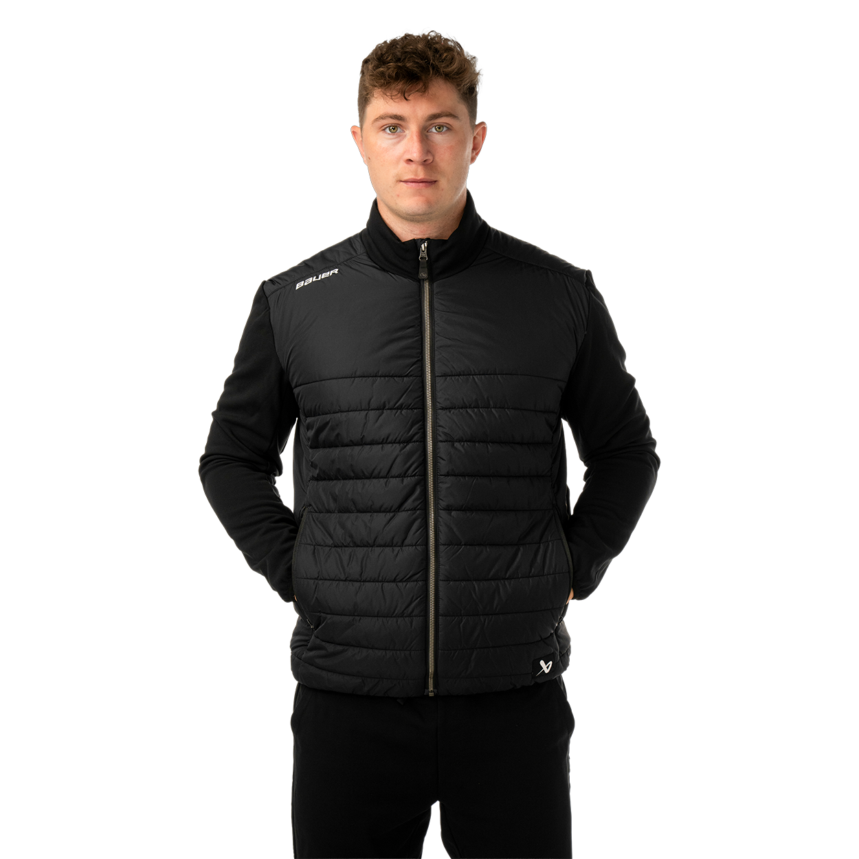 Bunda BAUER S26 TEAM HYBRID JACKET-SR-BLK (1067298)