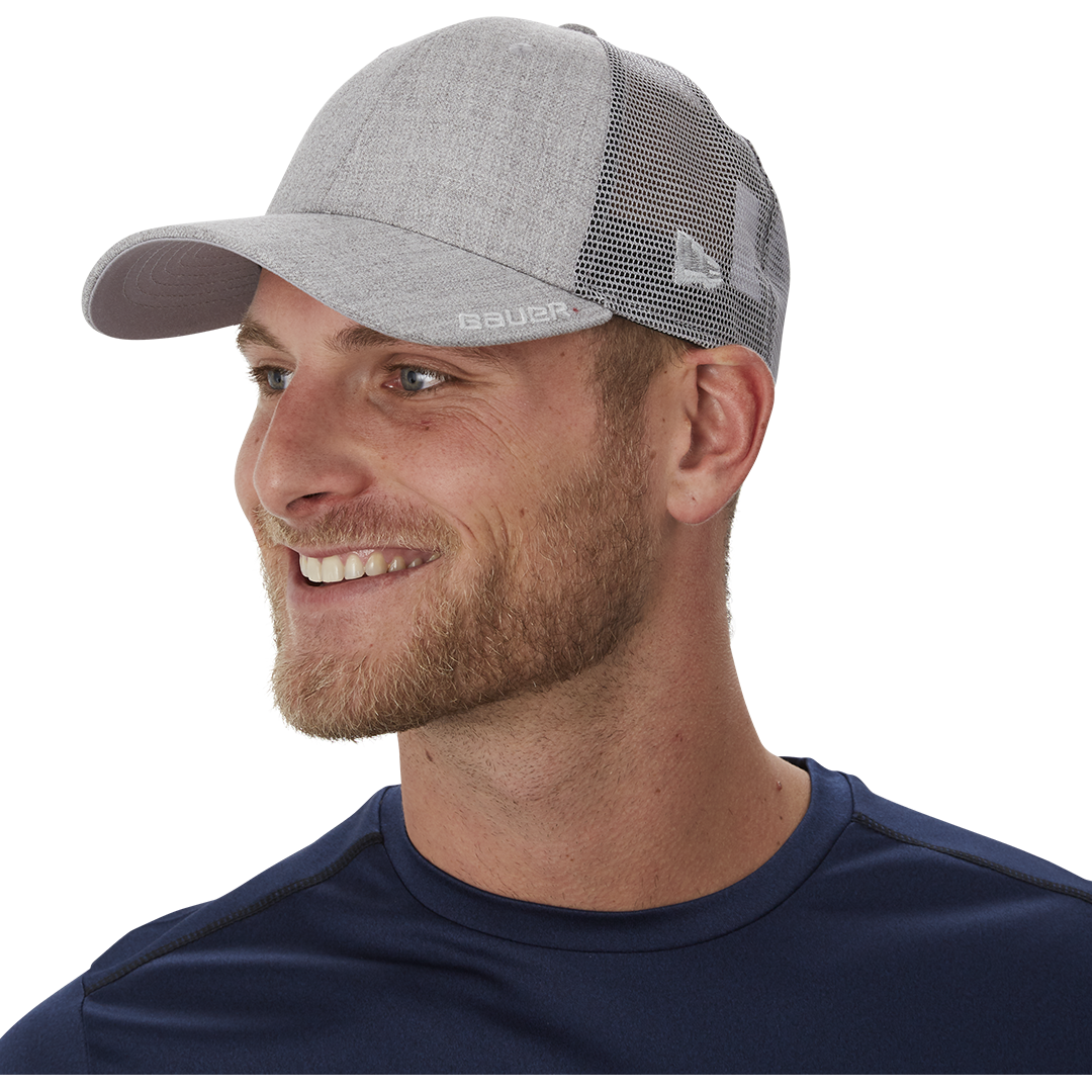 Čepice BAUER NE TEAM 9FORTY ADJ CAP GRY-SR (1057042)