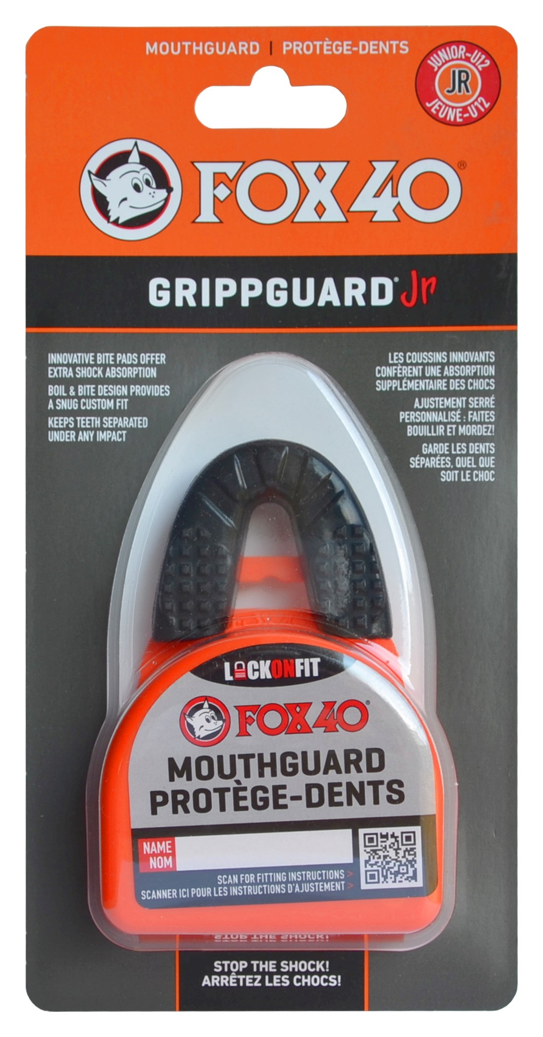 Chránič zubů GRIPPGUARD jr blk