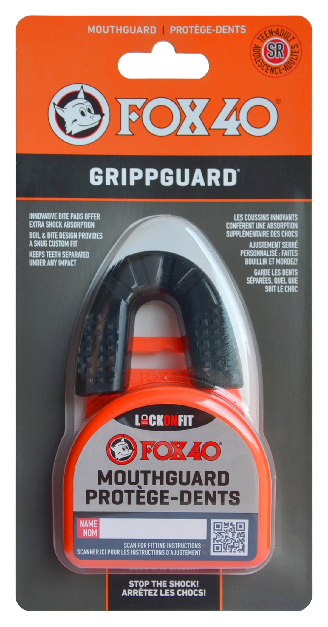Chránič zubů GRIPPGUARD sr blk