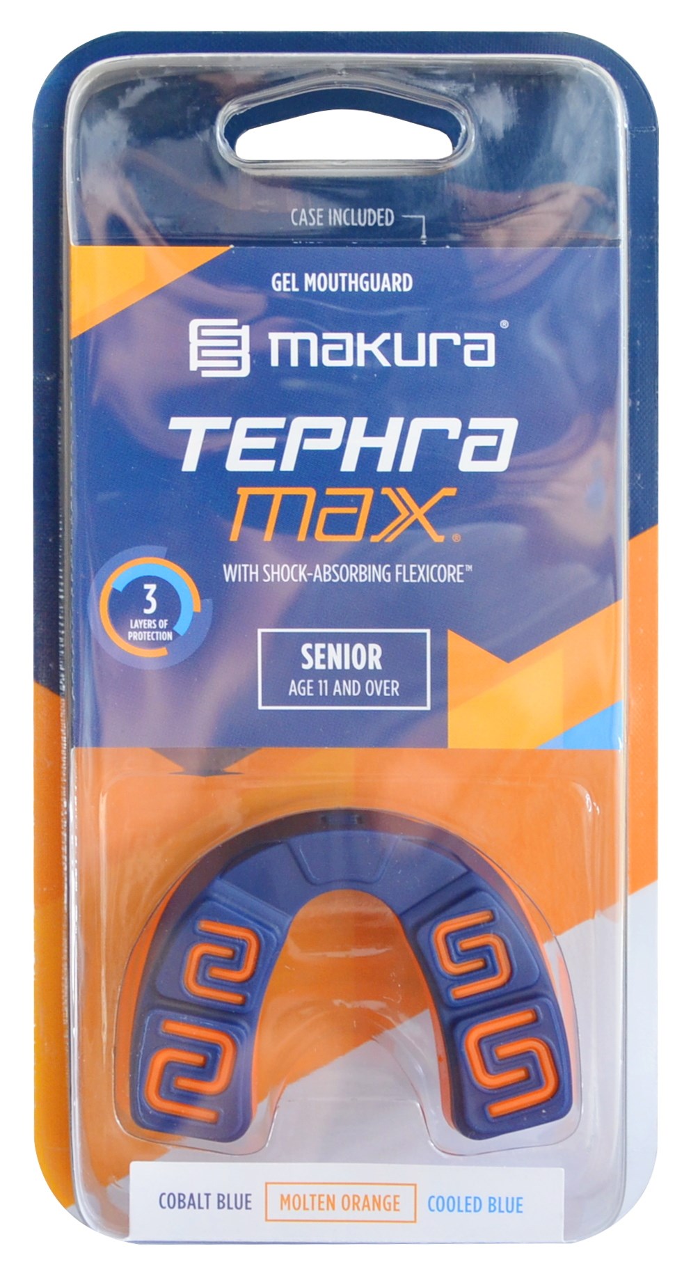 Chránič zubů MAKURA TEPHRA MAX Navy/Orange/Blue SR