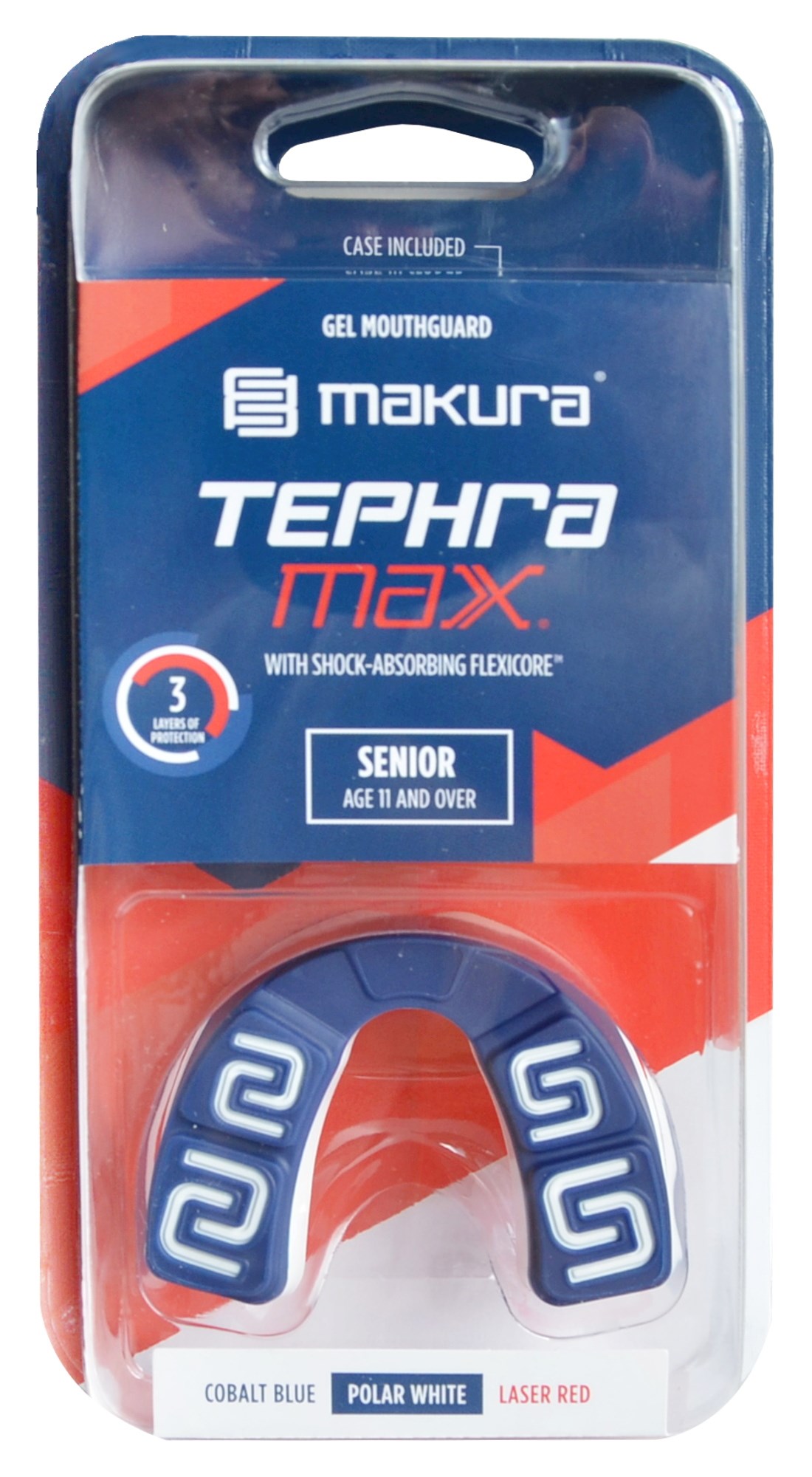Chránič zubů MAKURA TEPHRA MAX Navy/White/Red SR