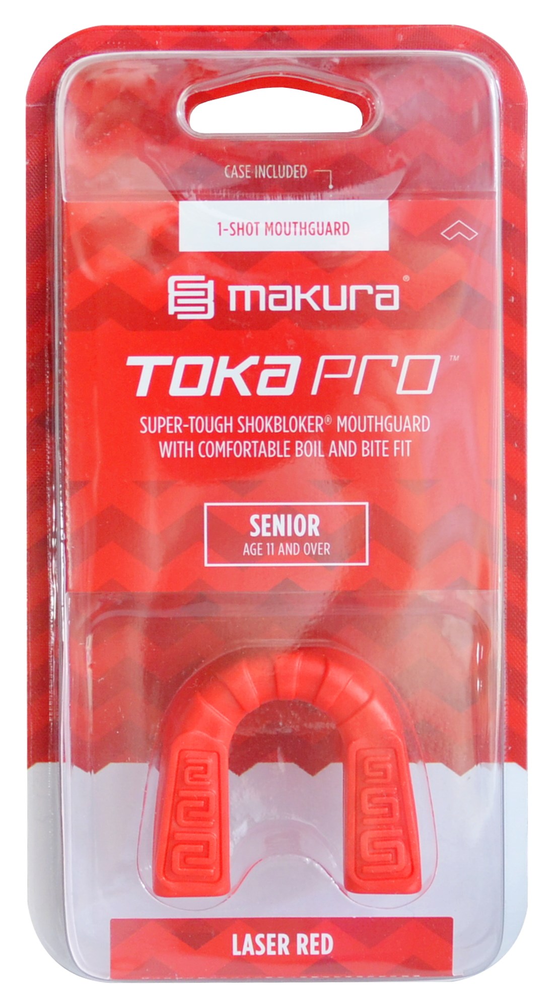 Chránič zubů MAKURA TOKA Laser Red JR