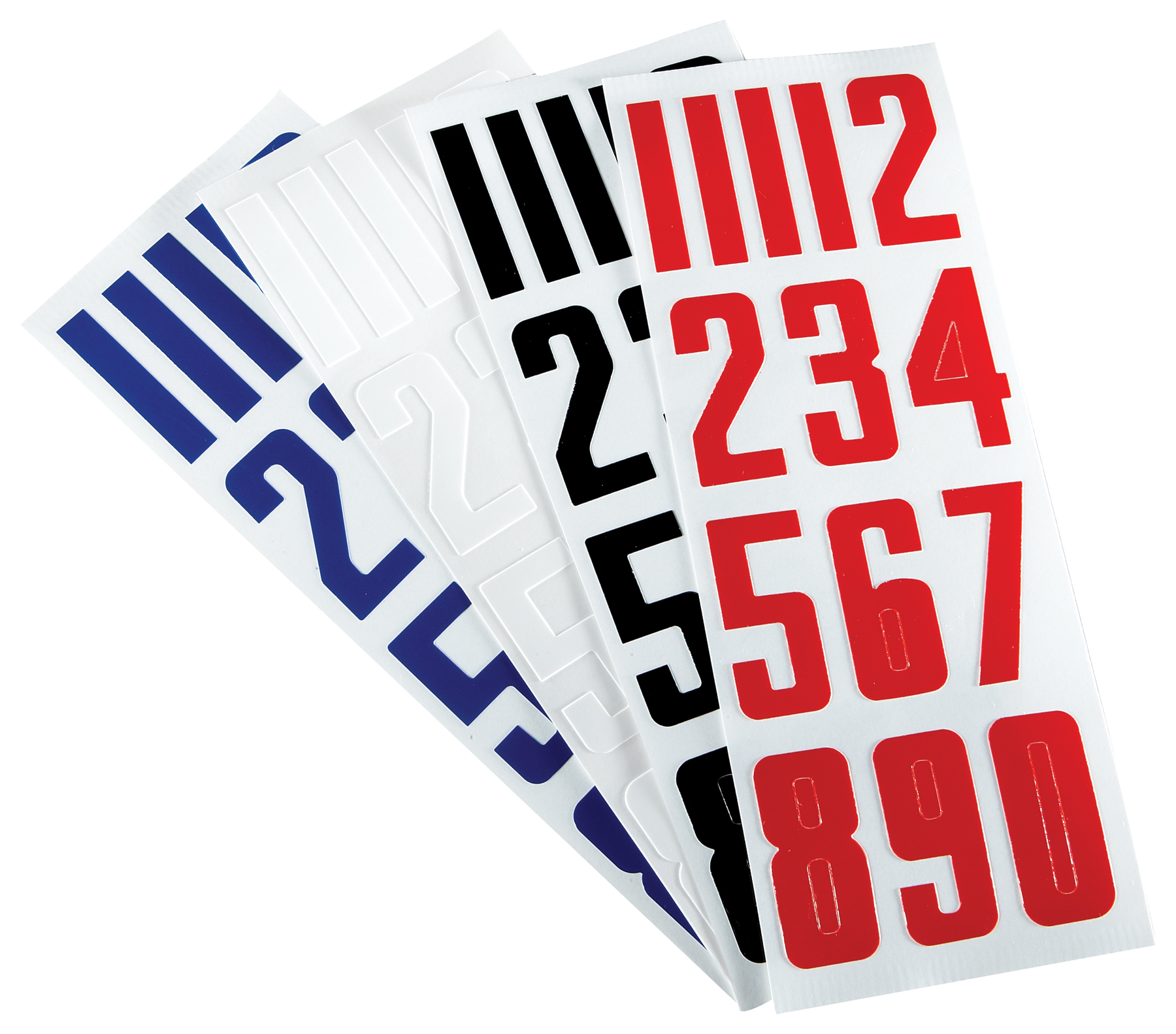 Čísla na helmu BAUER - set 12ks