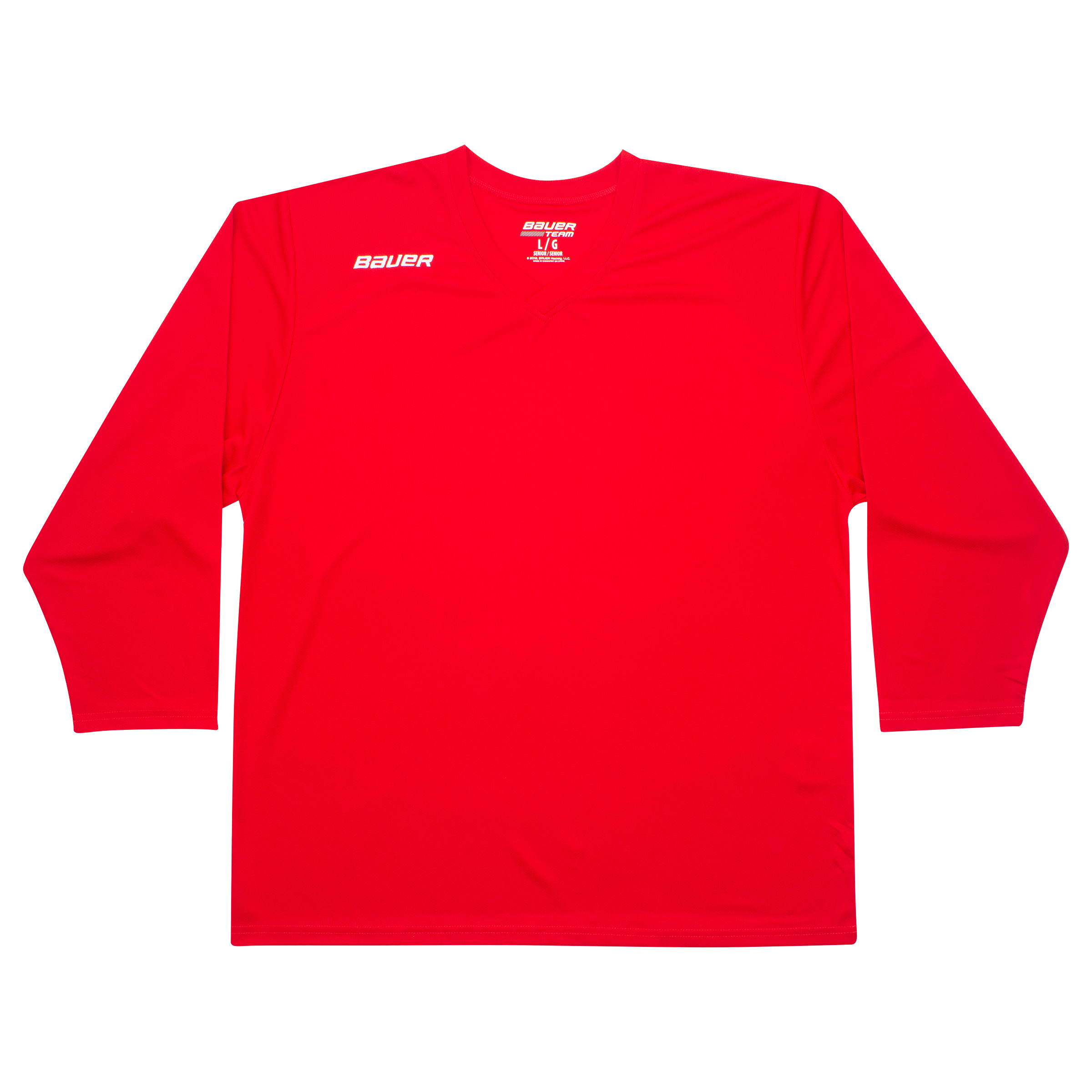 Dres BAUER FLEX PRACTICE JERSEY SR - RED (1054888)