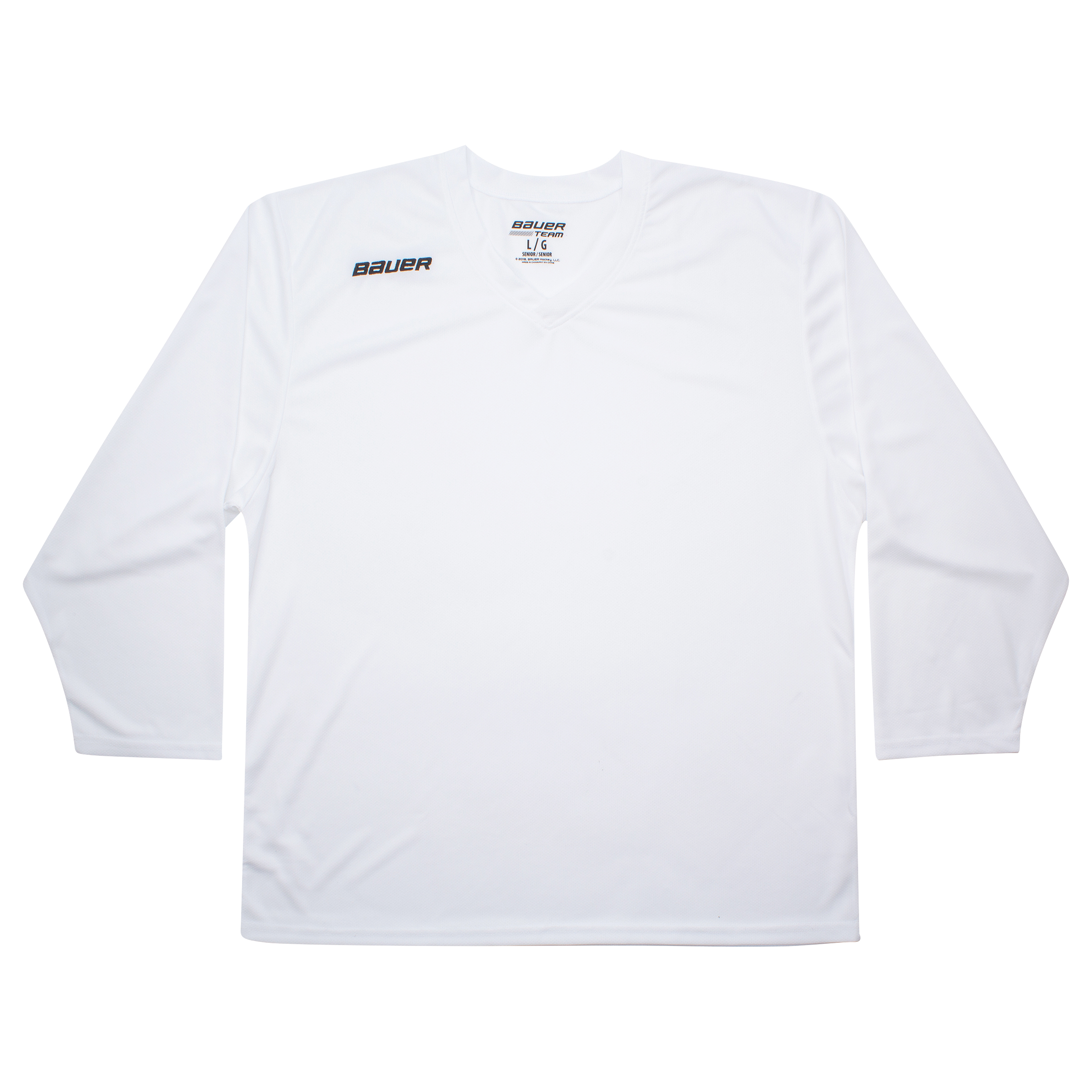 Dres BAUER FLEX PRACTICE JERSEY YTH - WHT (1054931)