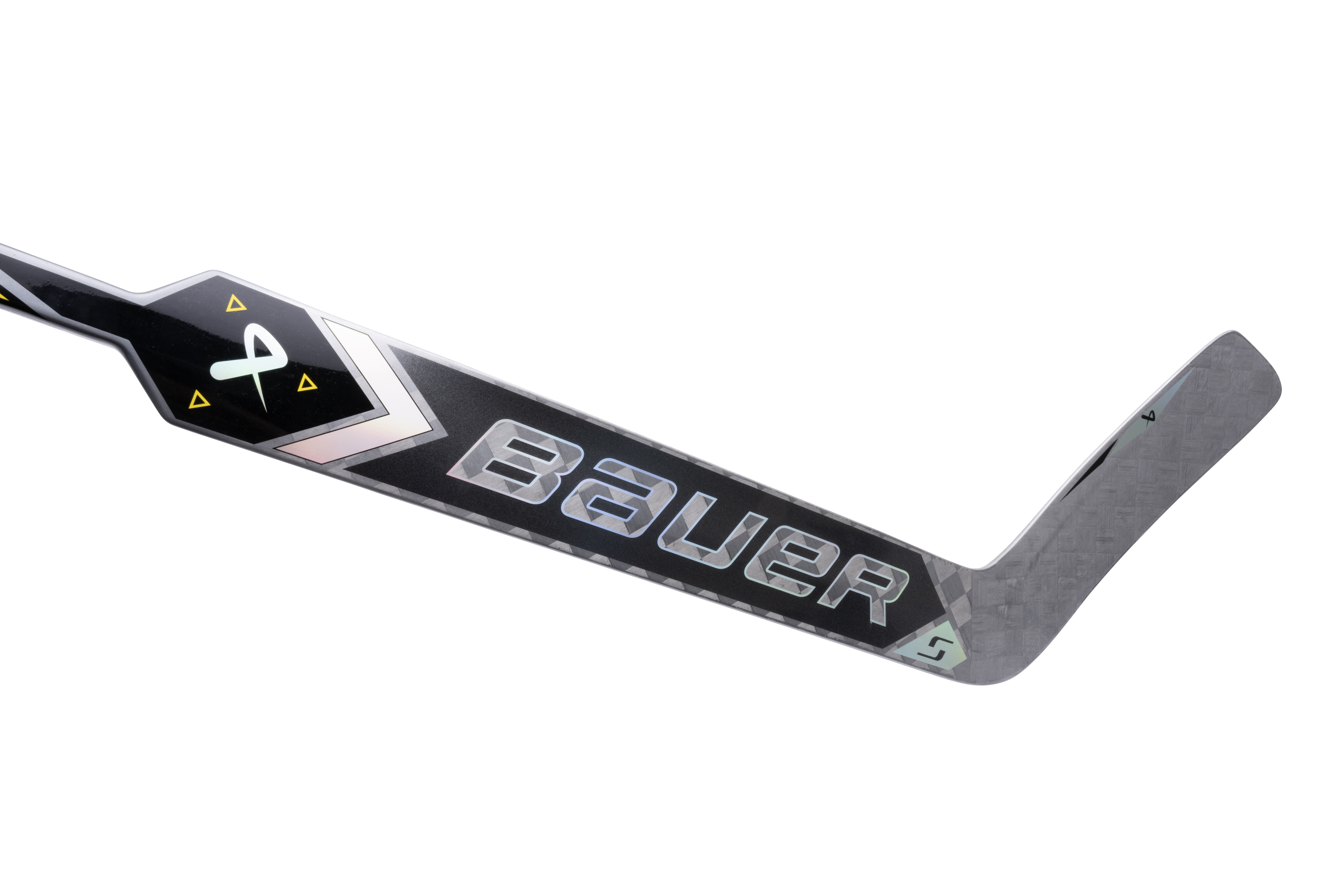 Hůl G. BAUER S24 SHADOW GOAL STICK-SR-RHT-P31-MTO (1063449)