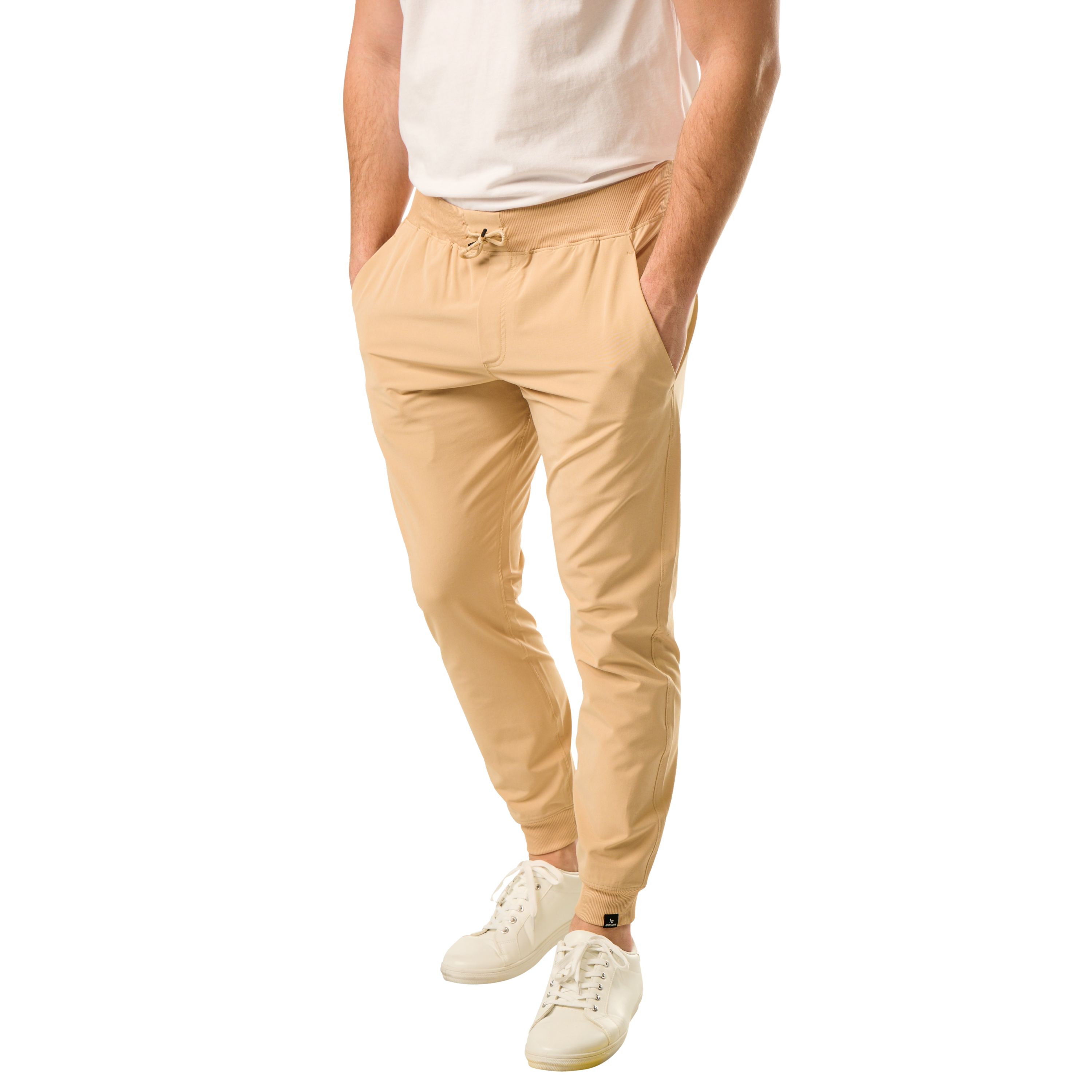 Kalhoty BAUER S25 FLC WOVEN JOGGER-SR-GINGER (1064662)