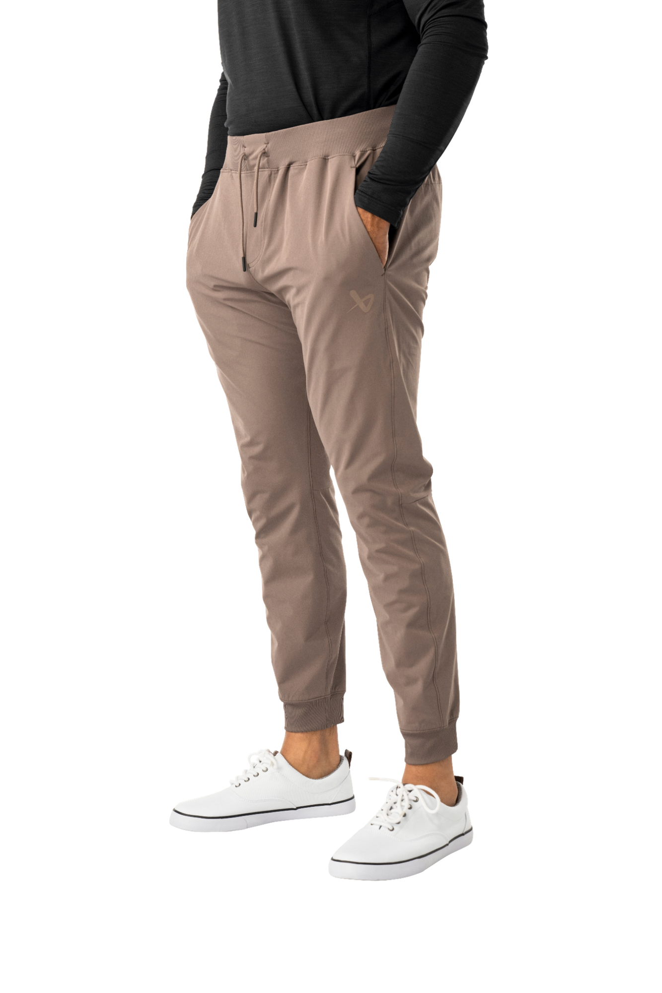 Kalhoty BAUER S25 FLC WOVEN JOGGER-SR-IRON (1065092)