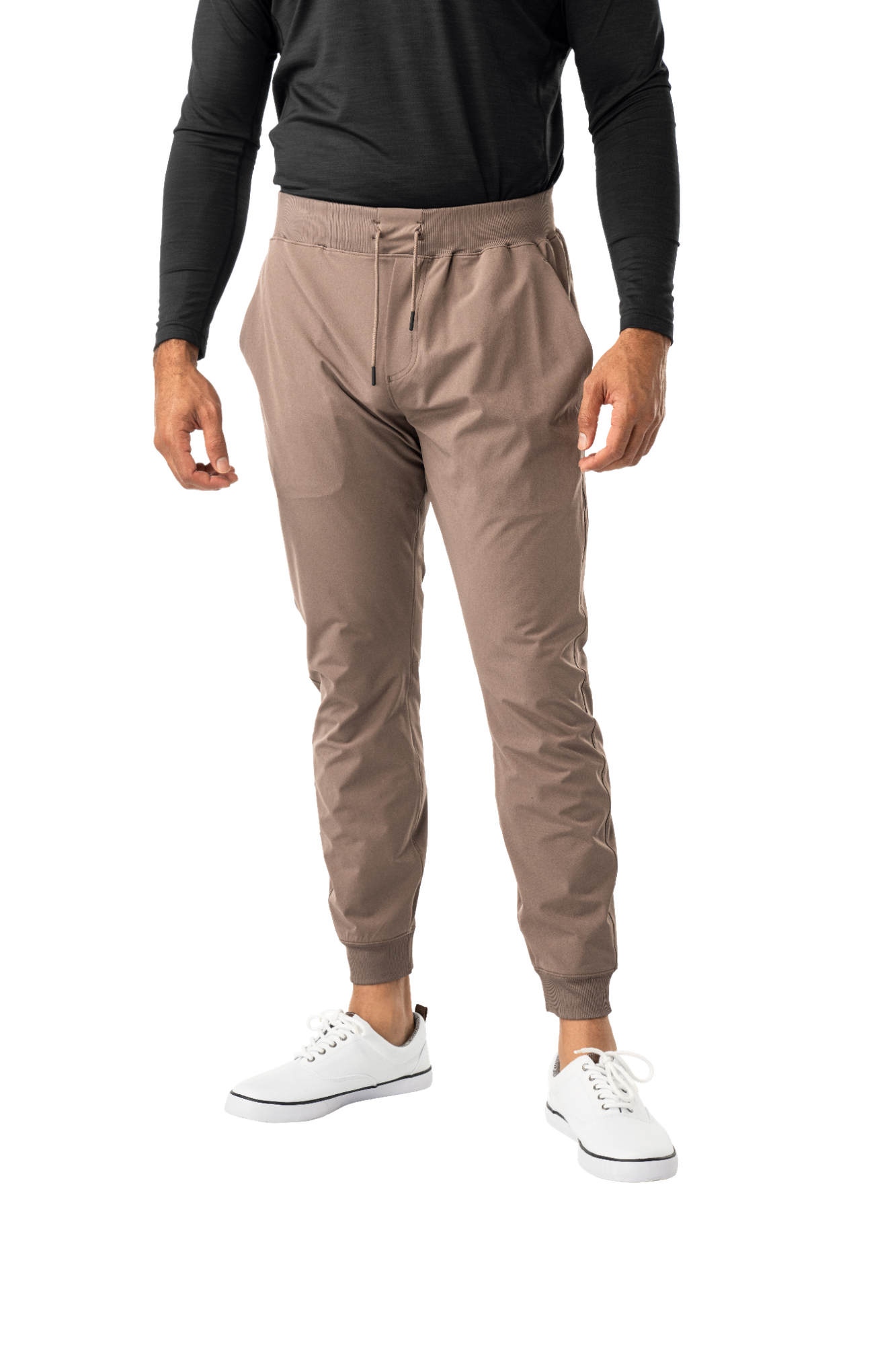 Kalhoty BAUER S25 FLC WOVEN JOGGER-SR-IRON (1065092)