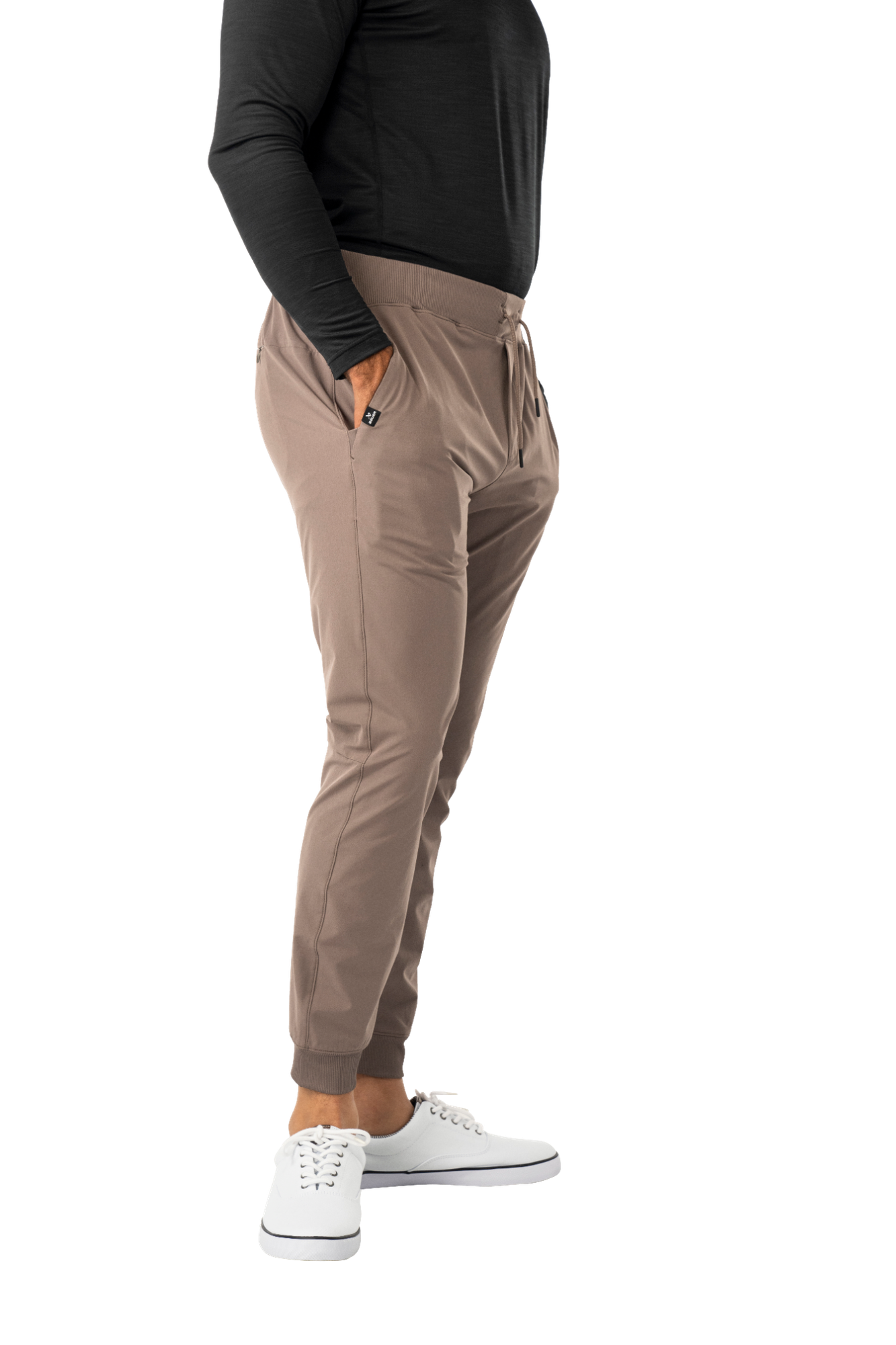 Kalhoty BAUER S25 FLC WOVEN JOGGER-SR-IRON (1065092)