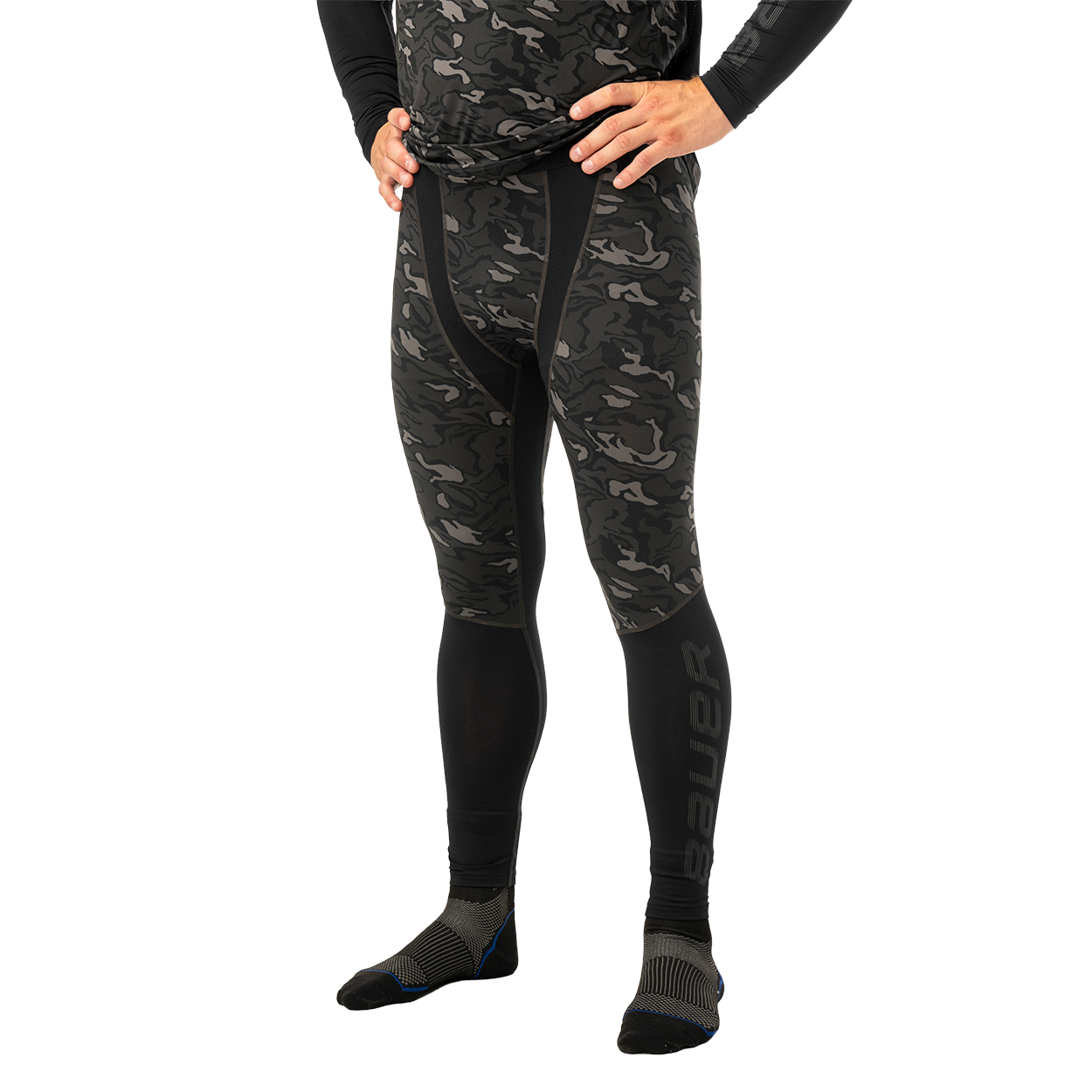 kalhoty BAUER S26 PERF BASELAYER PANT PRINTED-SR (1067253)