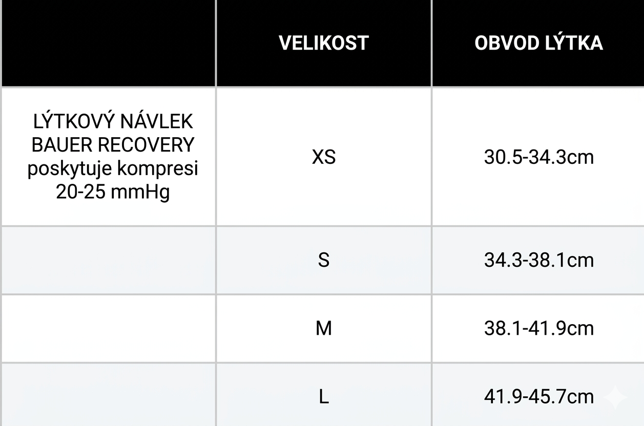 Kompresní návleky BAUER S23 NEXT GAME RECOVERY SLEEVE (1061586)