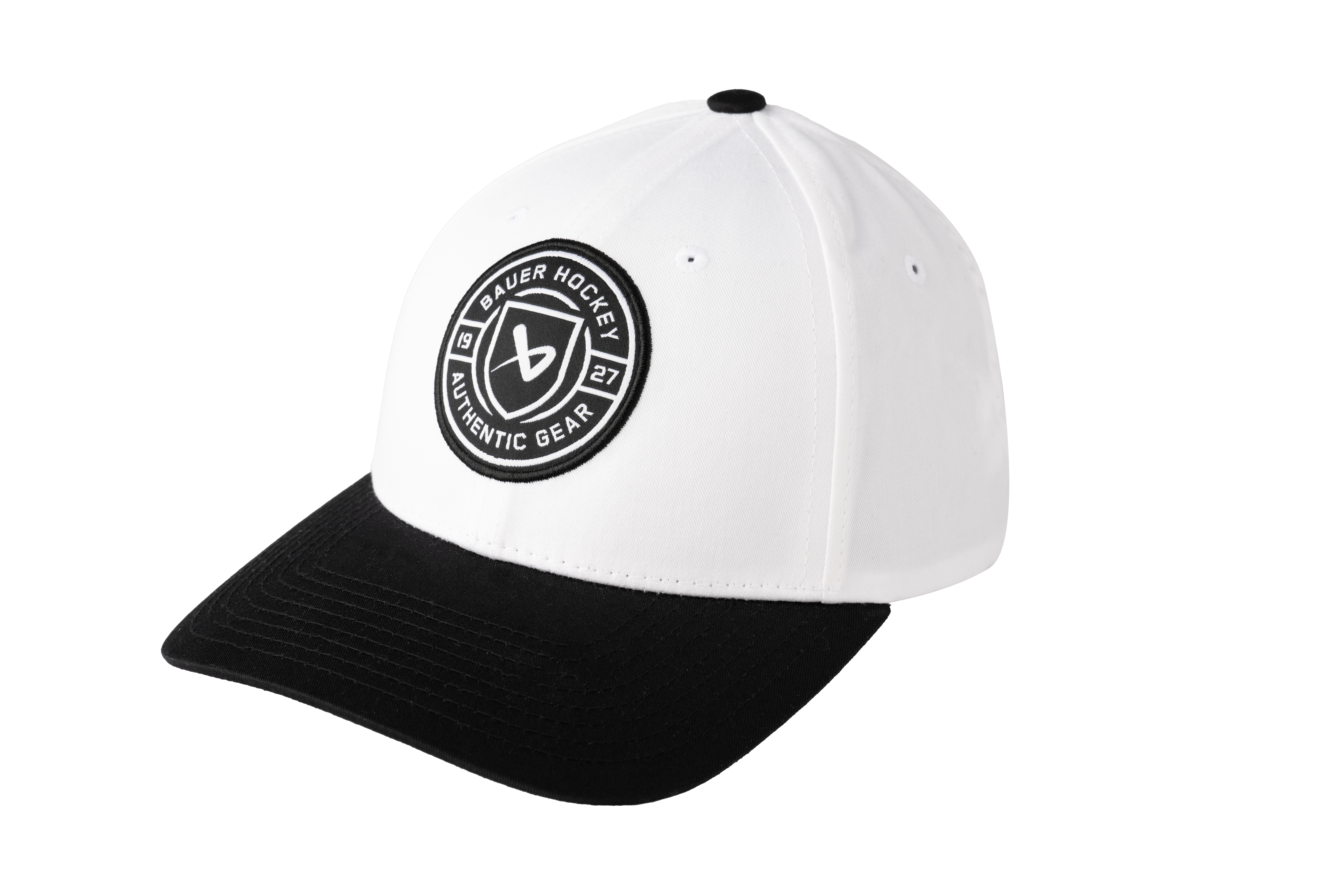 Kšiltovka BAUER S25 B&W PATCH HAT-SR-BLK/WHT (1065386)