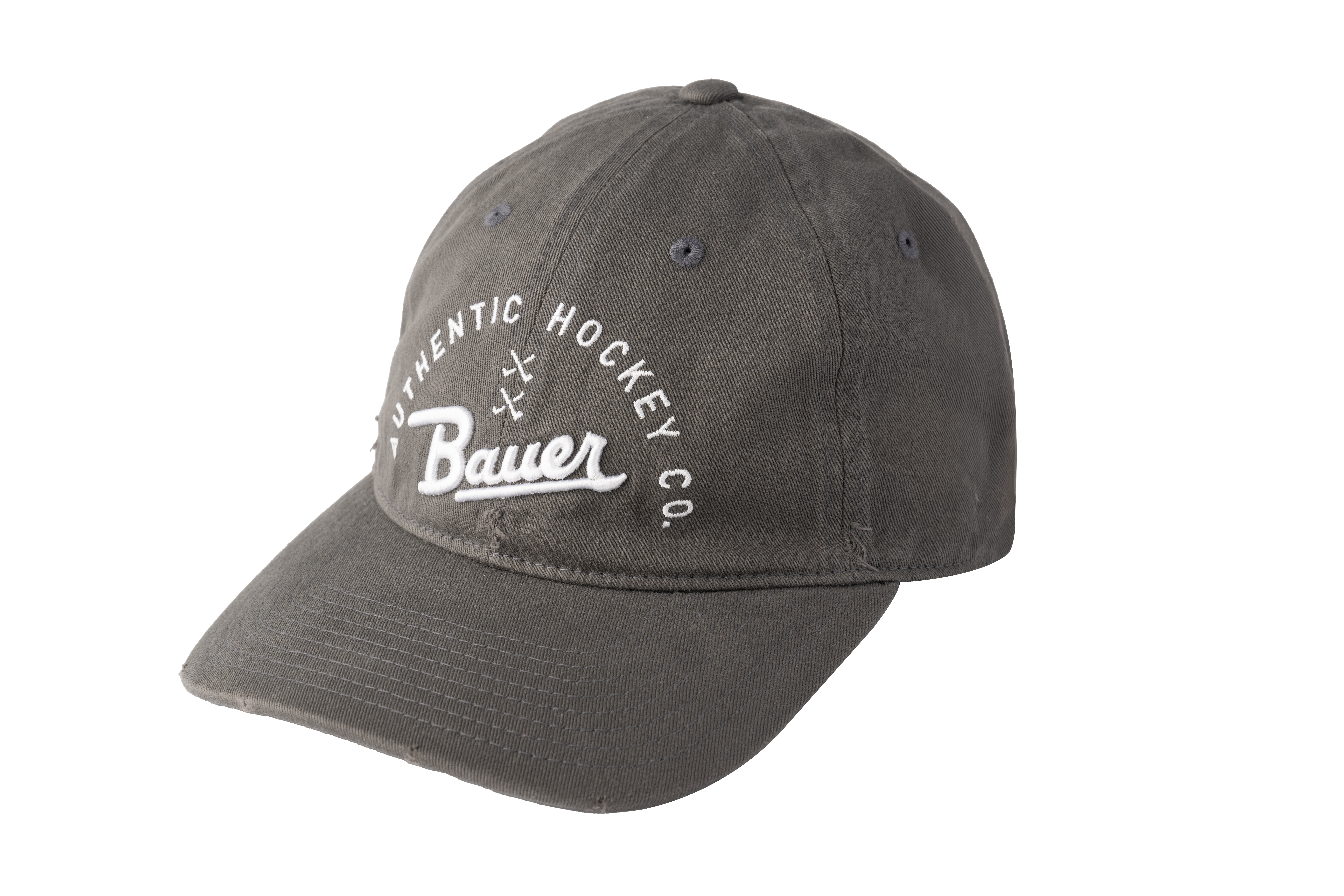 Kšiltovka BAUER S25 DISTRESSED HAT-SR-STONE GREY (1065385)