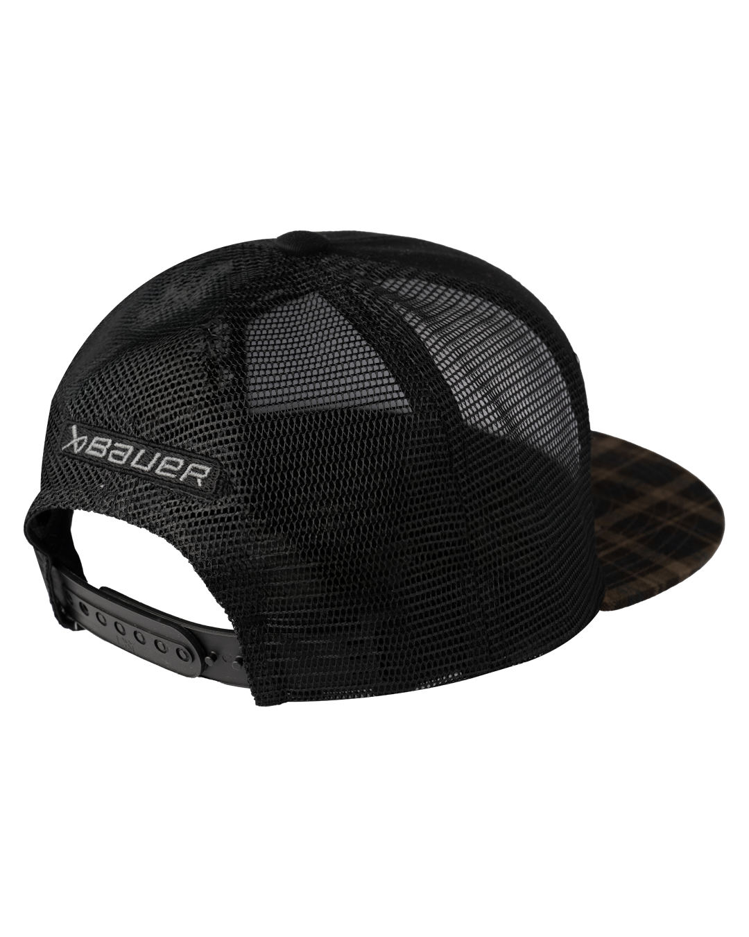 Kšiltovka BAUER S25 FLANNEL SNAPBACK-YTH-BLK (1065400)