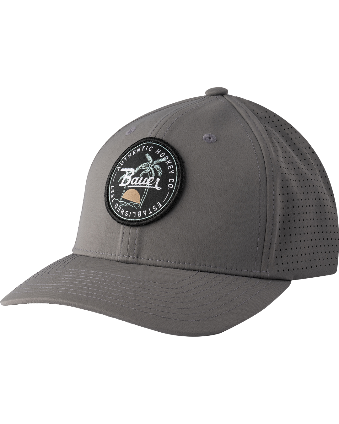 Kšiltovka BAUER S25 PERFORMANCE HAT-SR-VOLCANO GRY (1064721)