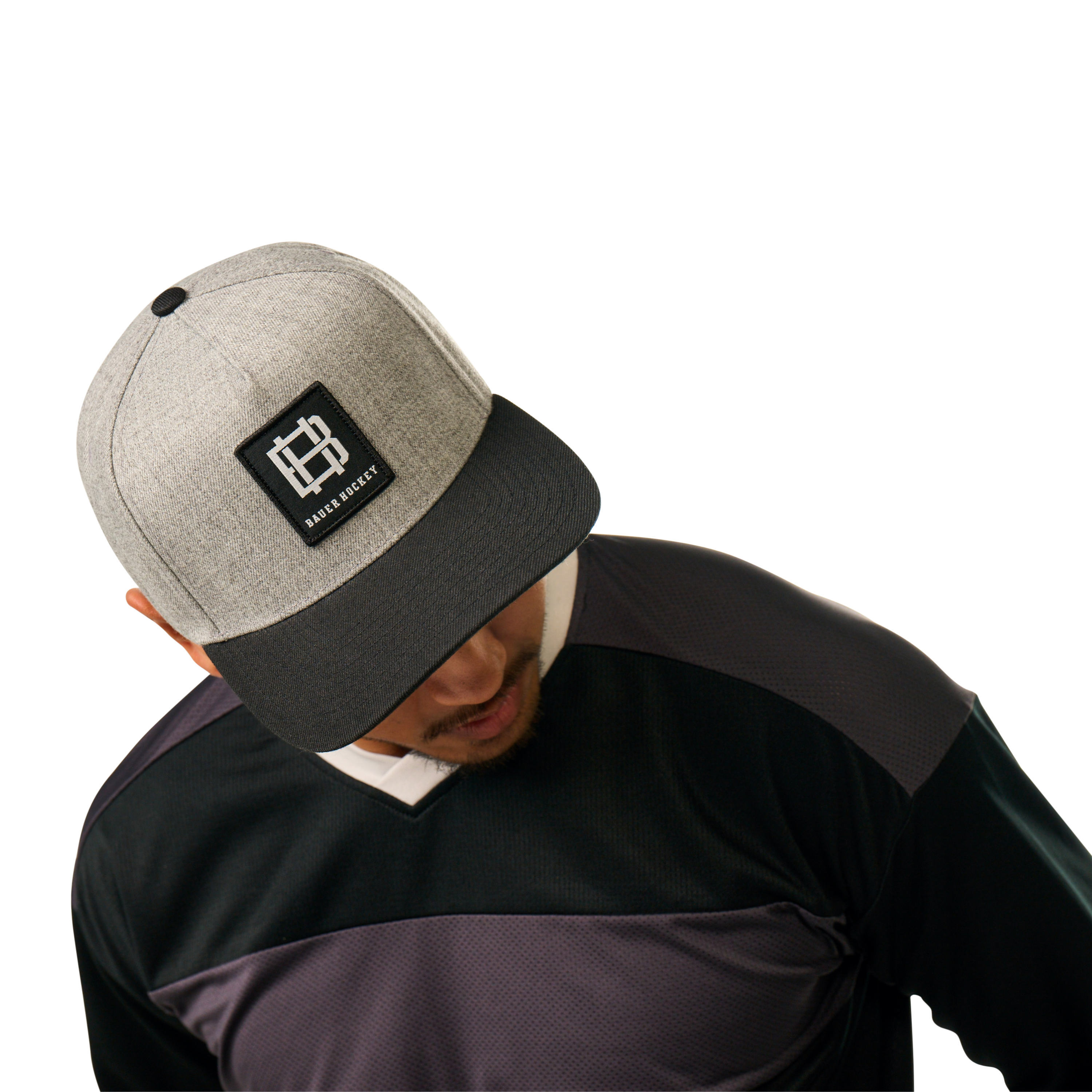 Kšiltovka BAUER S25 TWOTONE A FRAME HAT-SR-BLK/GRY (1064695)