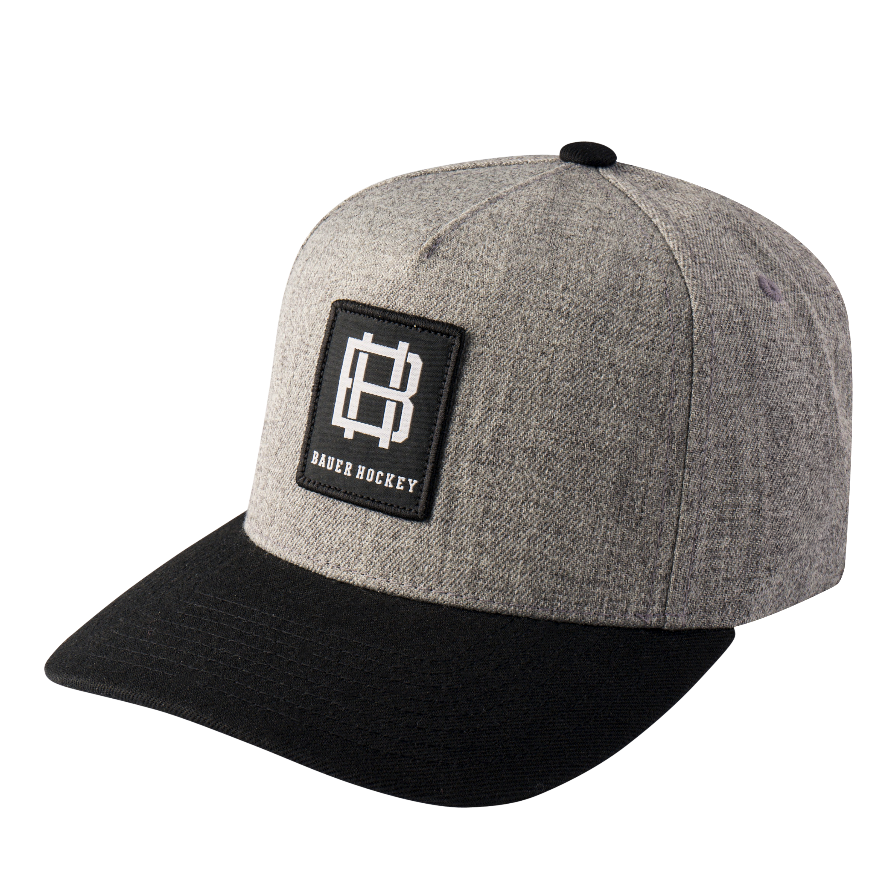 Kšiltovka BAUER S25 TWOTONE AFRAME HAT-YTH-BLK/GRY (1064728)