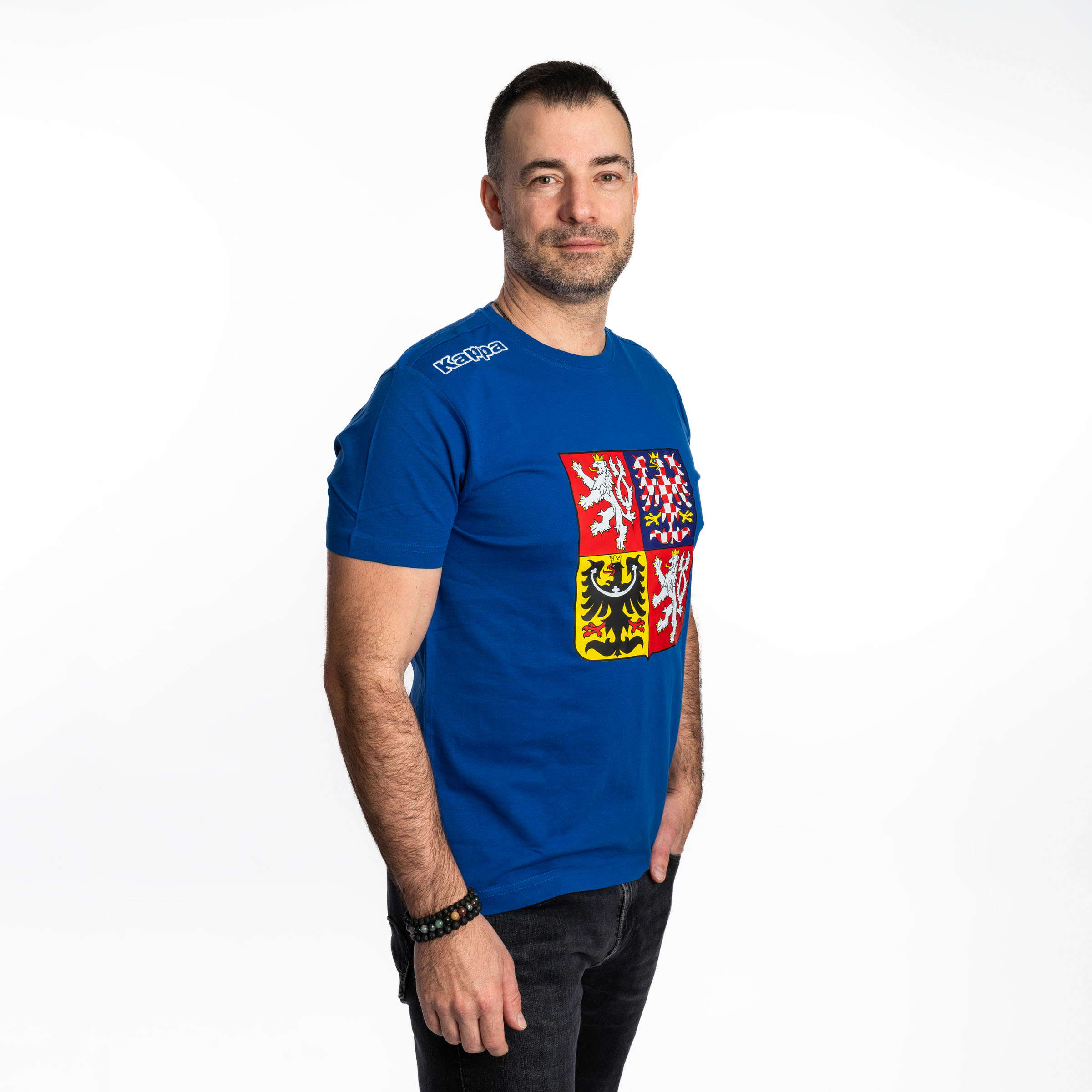 LOGO KAFERS STÁTNÍ ZNAK triko modrá royal