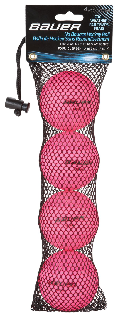 Míček BAUER Cool Pink - 4 ks (1046641)