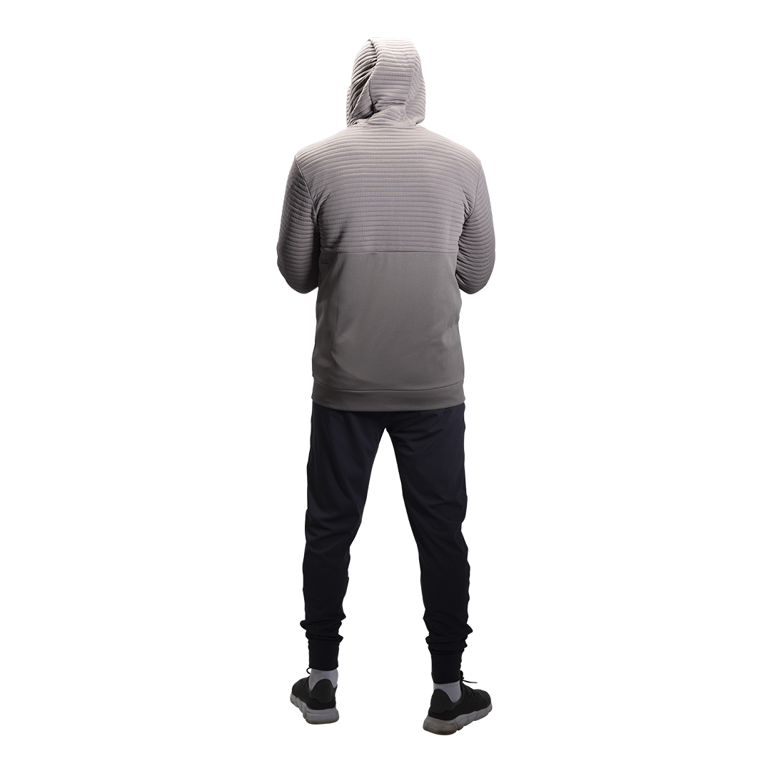 Mikina BAUER FLC 3D FULL ZIP HOODIE - GRAY (1060271)