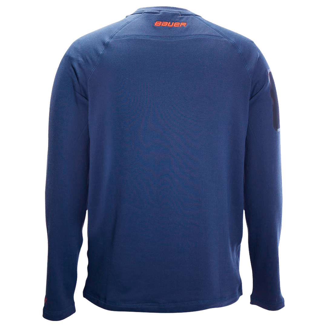 Mikina BAUER FLC FLEECE CREW  - BLU (1059400)