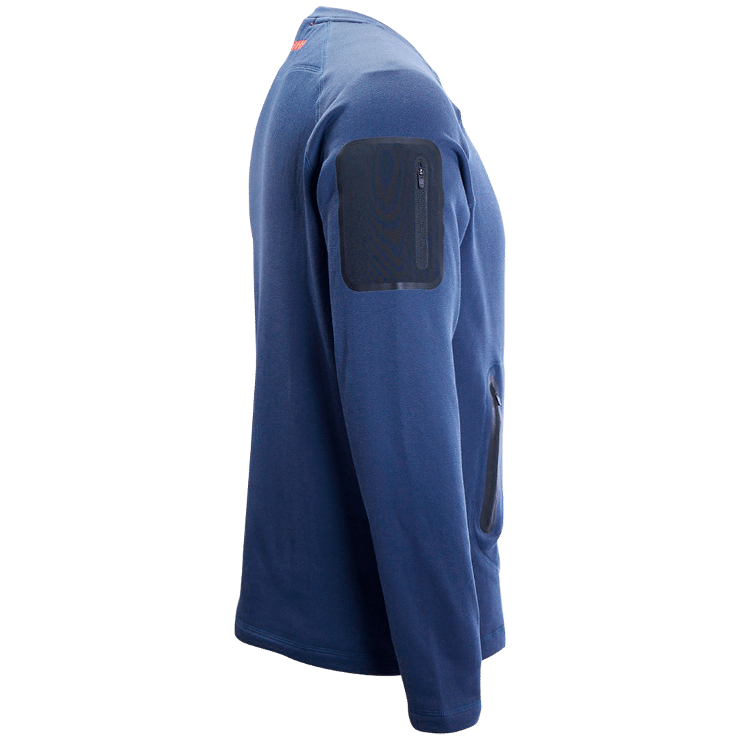 Mikina BAUER FLC FLEECE CREW  - BLU (1059400)