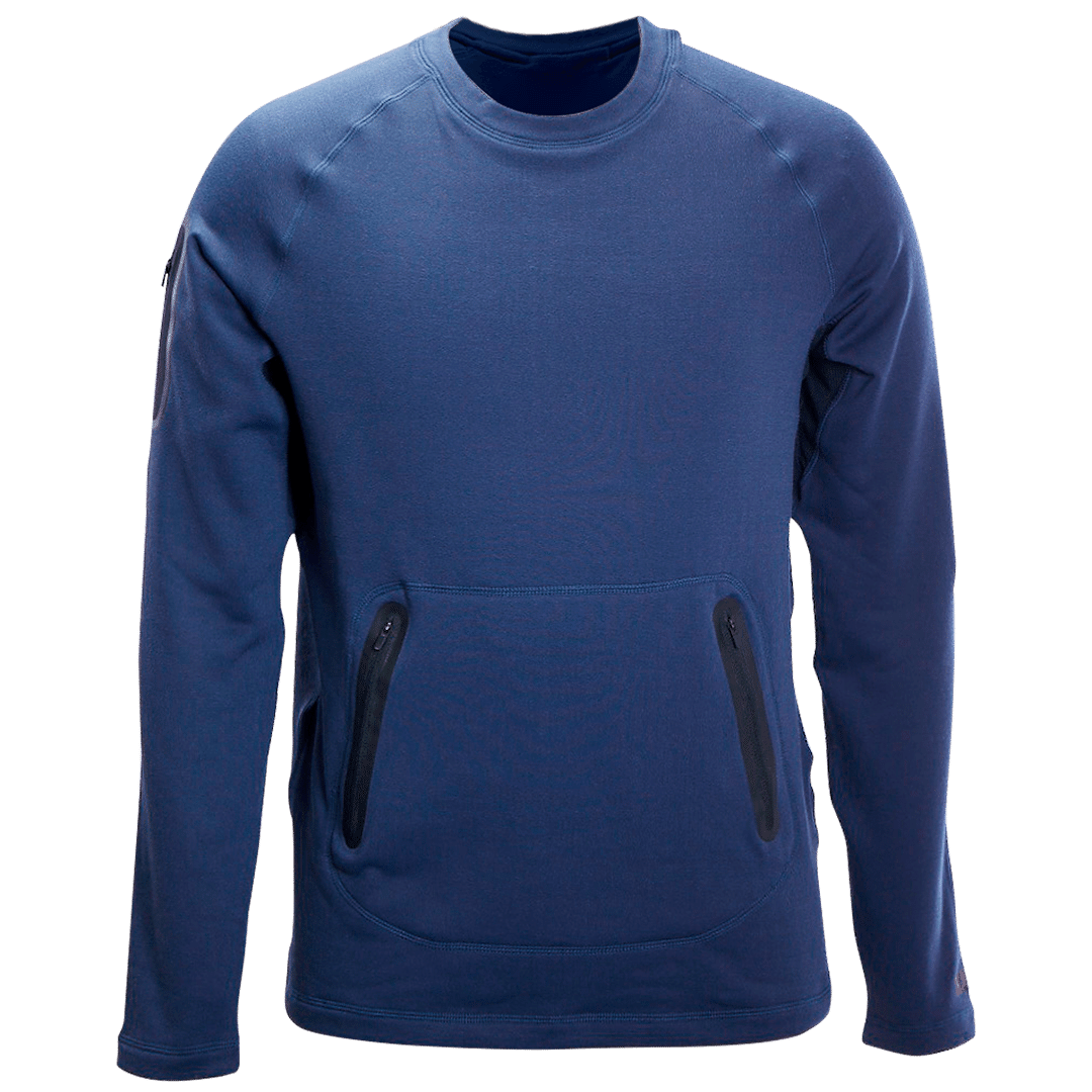 Mikina BAUER FLC FLEECE CREW  - BLU (1059400)