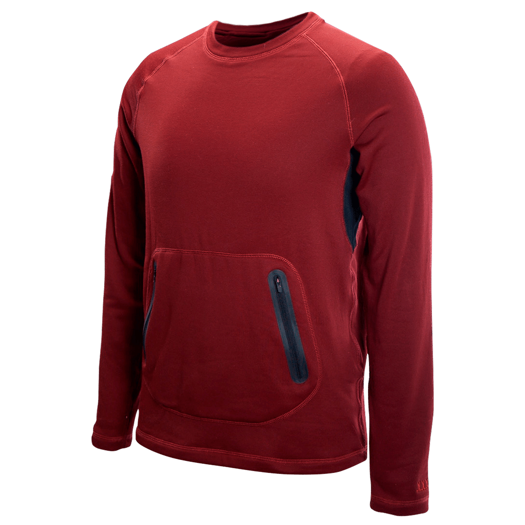 Mikina BAUER FLC FLEECE CREW  - BURG (1059415)