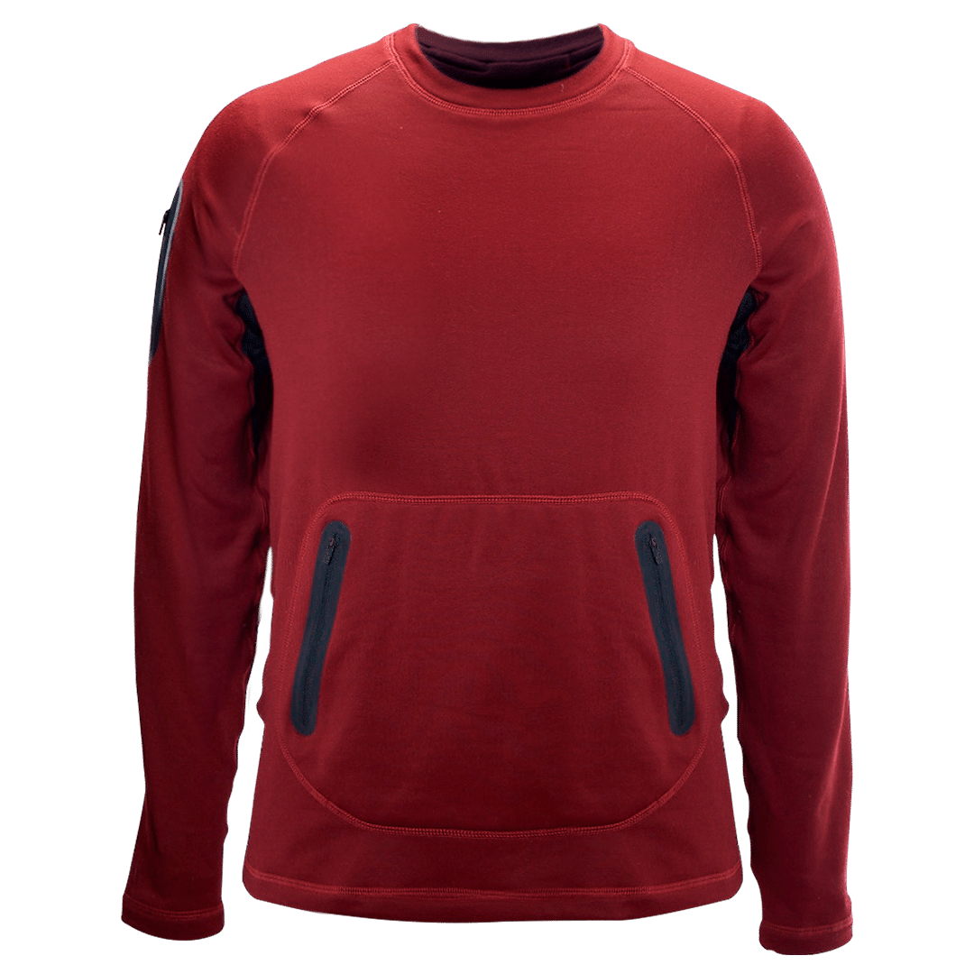 Mikina BAUER FLC FLEECE CREW  - BURG (1059415)
