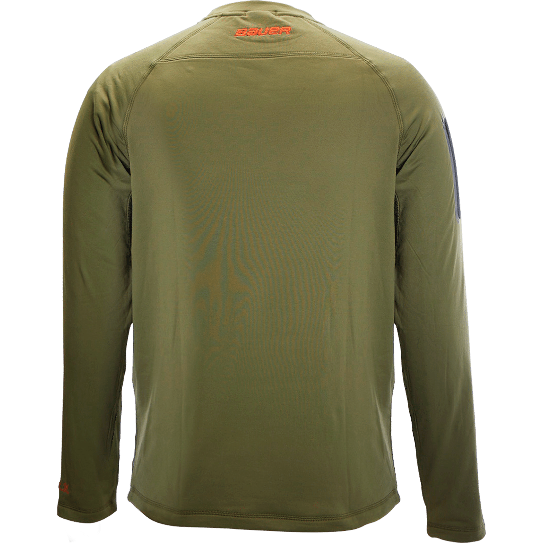 Mikina BAUER FLC FLEECE CREW  - OLIVE (1059402)