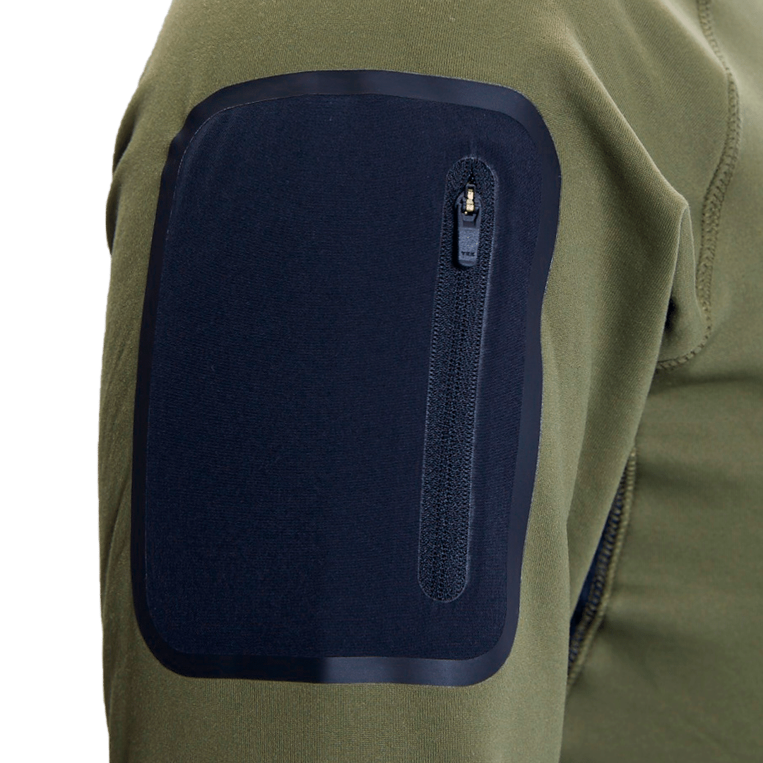 Mikina BAUER FLC FLEECE CREW  - OLIVE (1059402)