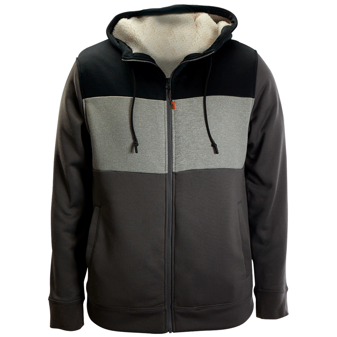 Mikina BAUER FLC SHERPA FULL ZIP HOODIE - BLK (1059405)