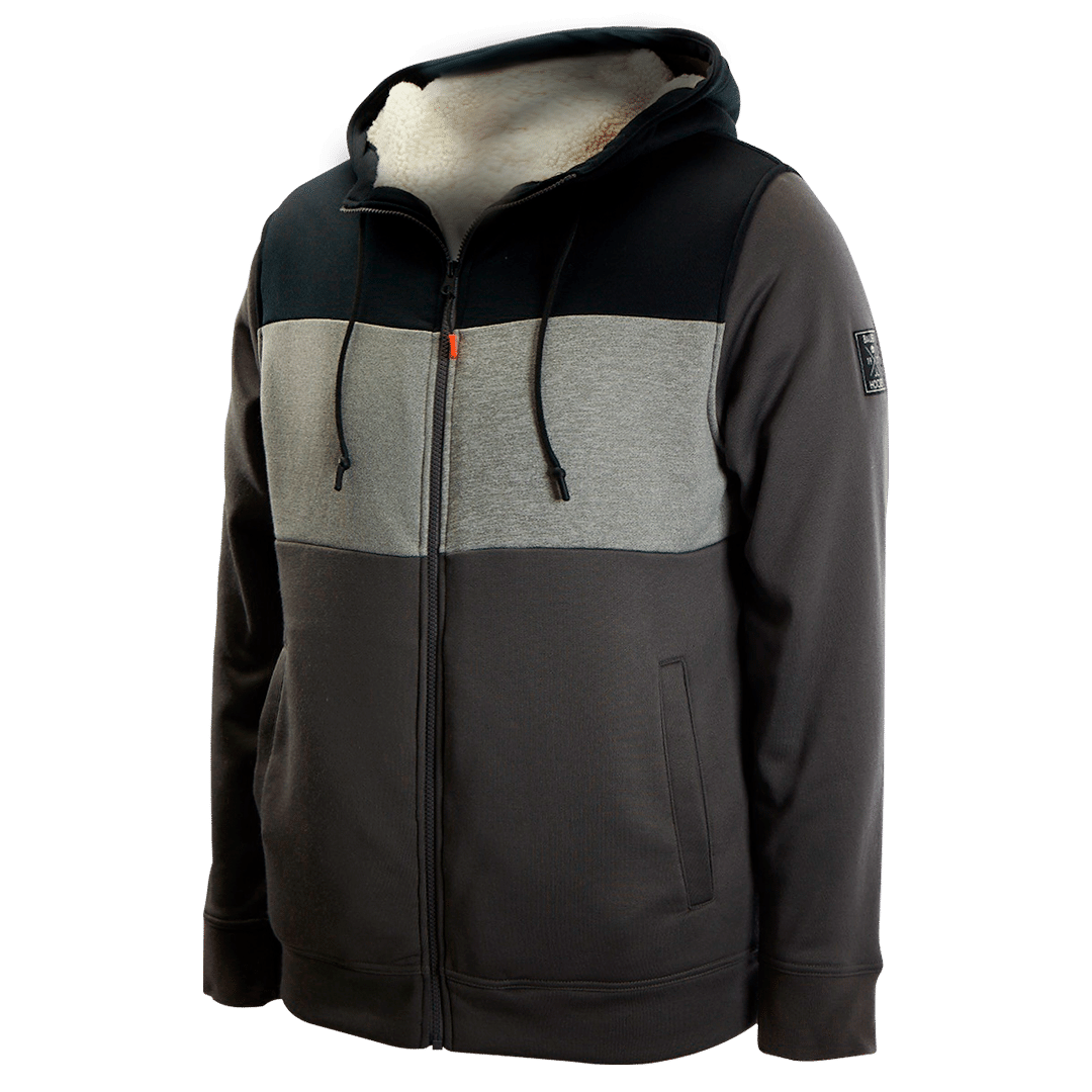 Mikina BAUER FLC SHERPA FULL ZIP HOODIE - BLK (1059405)