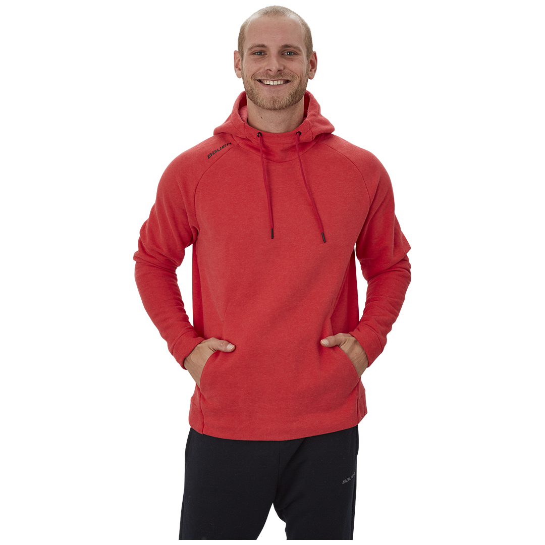 Mikina BAUER PERFECT HOODIE RED-SR (1056869)
