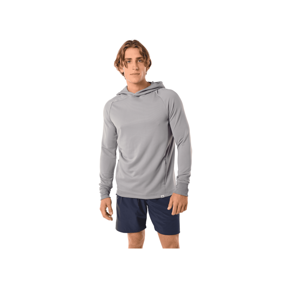 Mikina S23 BAUER FLC HOODIE-SR-LT GRY (1061026)