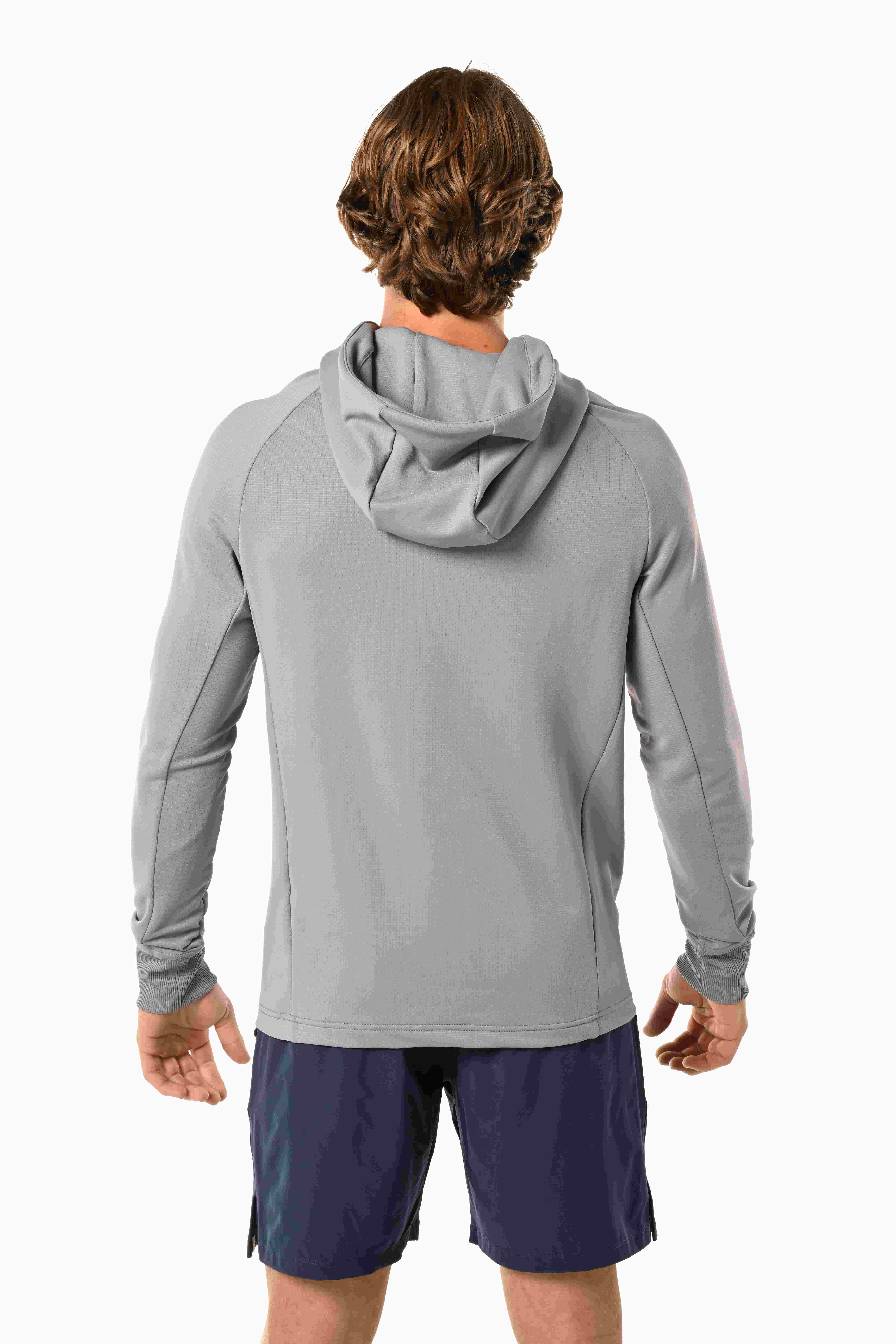 Mikina BAUER S23 FLC HOODIE-SR-LT GRY (1061026)