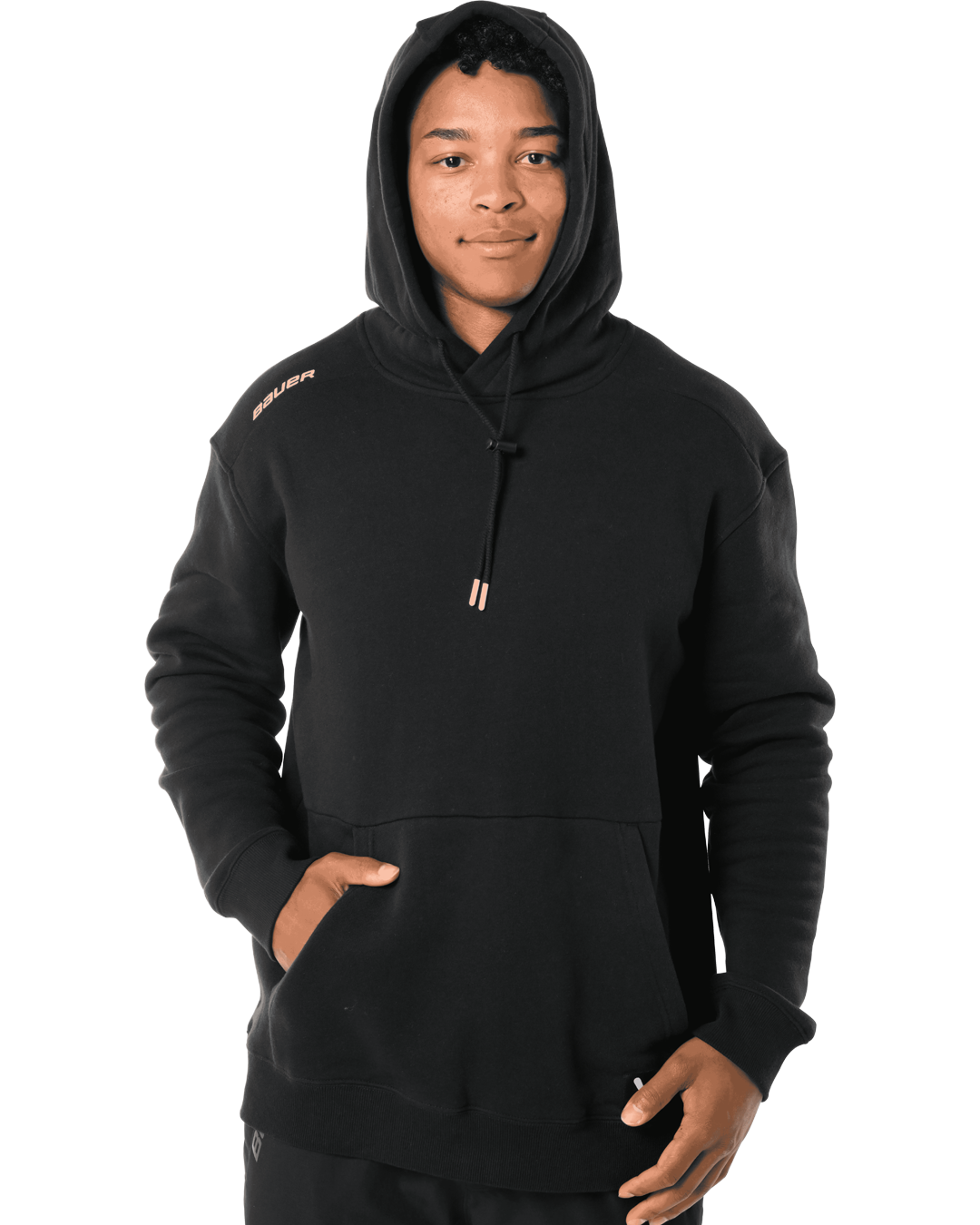 Mikina BAUER S23 TEAM ULTIMATE HOODIE-SR-BLK (1060730)