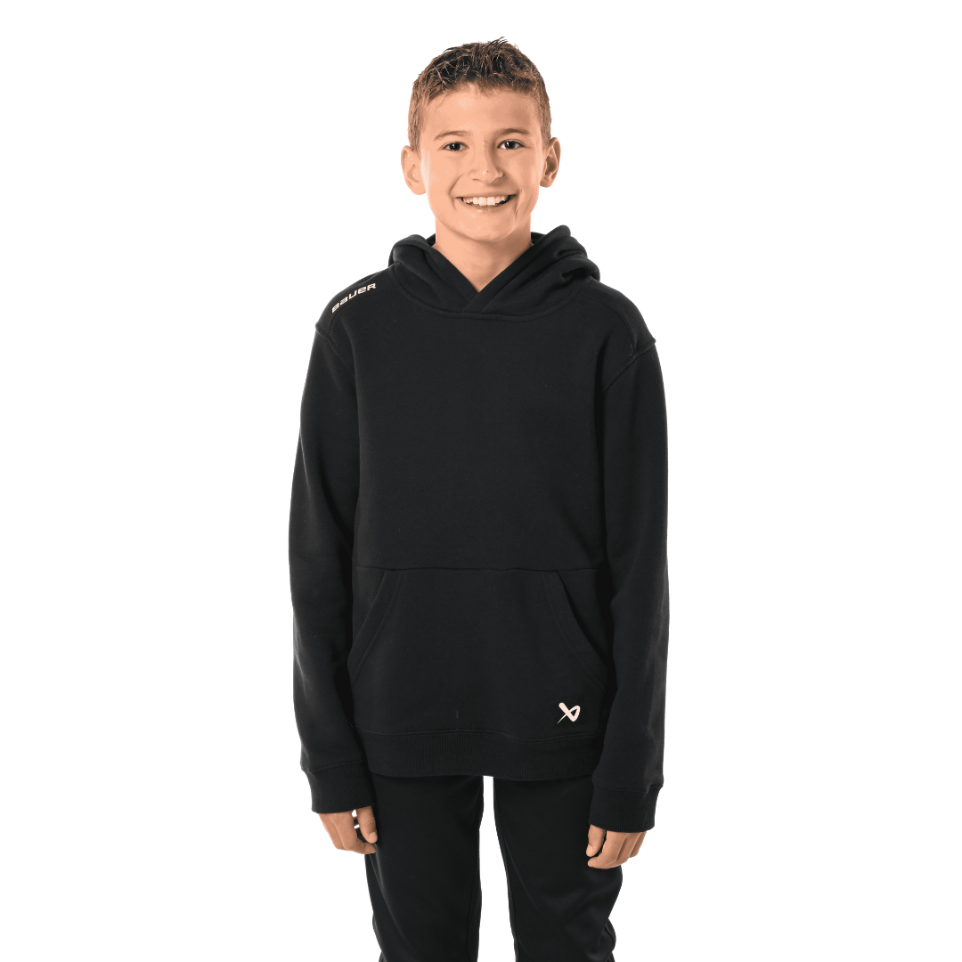 Mikina S23 BAUER TEAM ULTIMATE HOODIE-YTH-BLK (1060811)