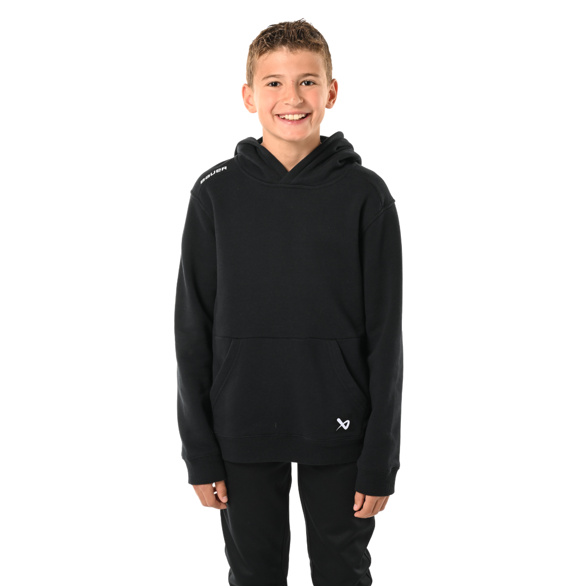 Mikina S23 BAUER TEAM ULTIMATE HOODIE-YTH-BLK (1060811) 