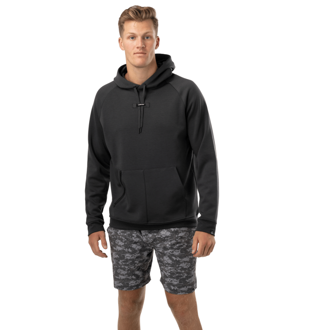 Mikina BAUER S24 FLC HOODIE-SR-DKGRY (1063317)