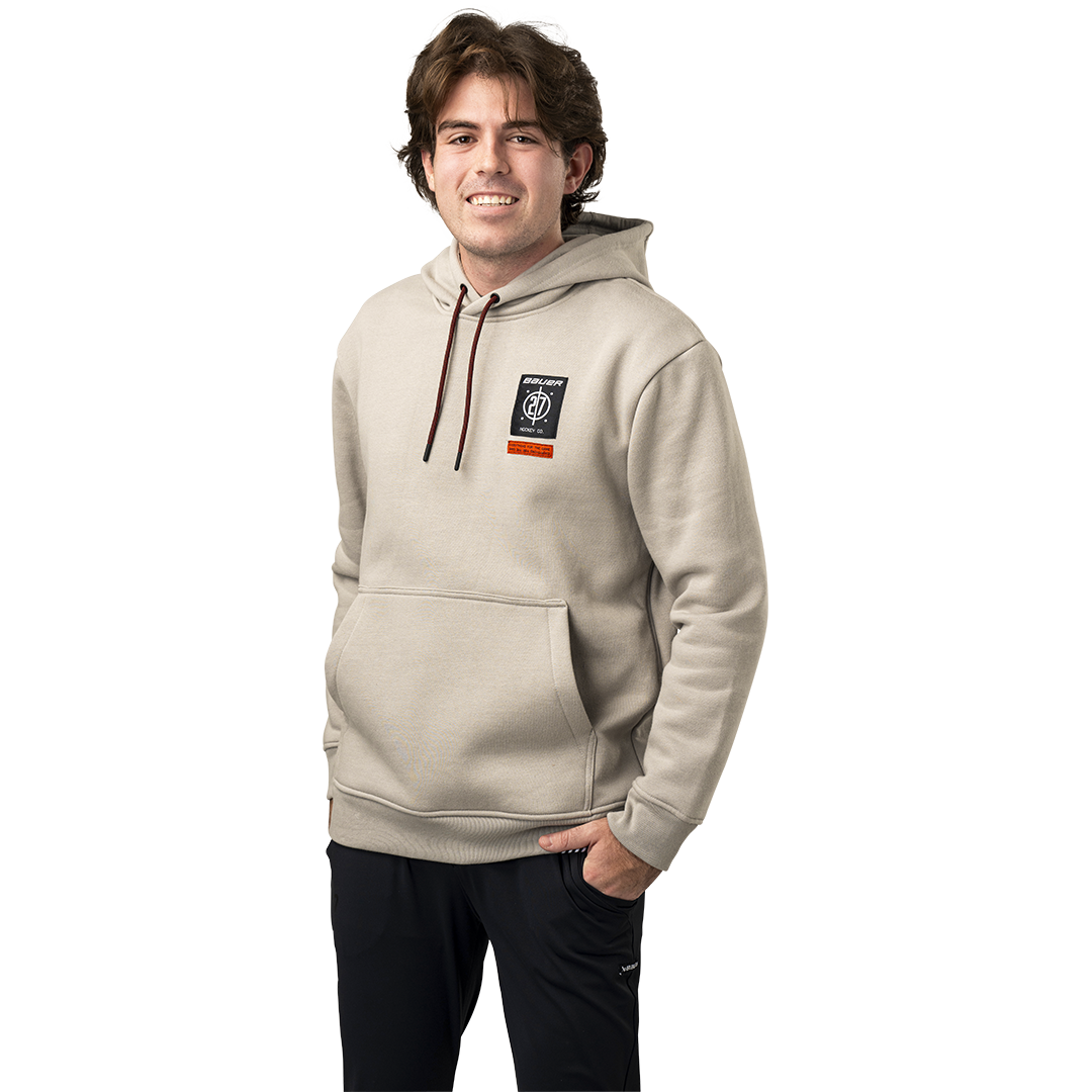 Mikina BAUER S24 LINED FLEECE HOODIE-SR-GRY (1064086)