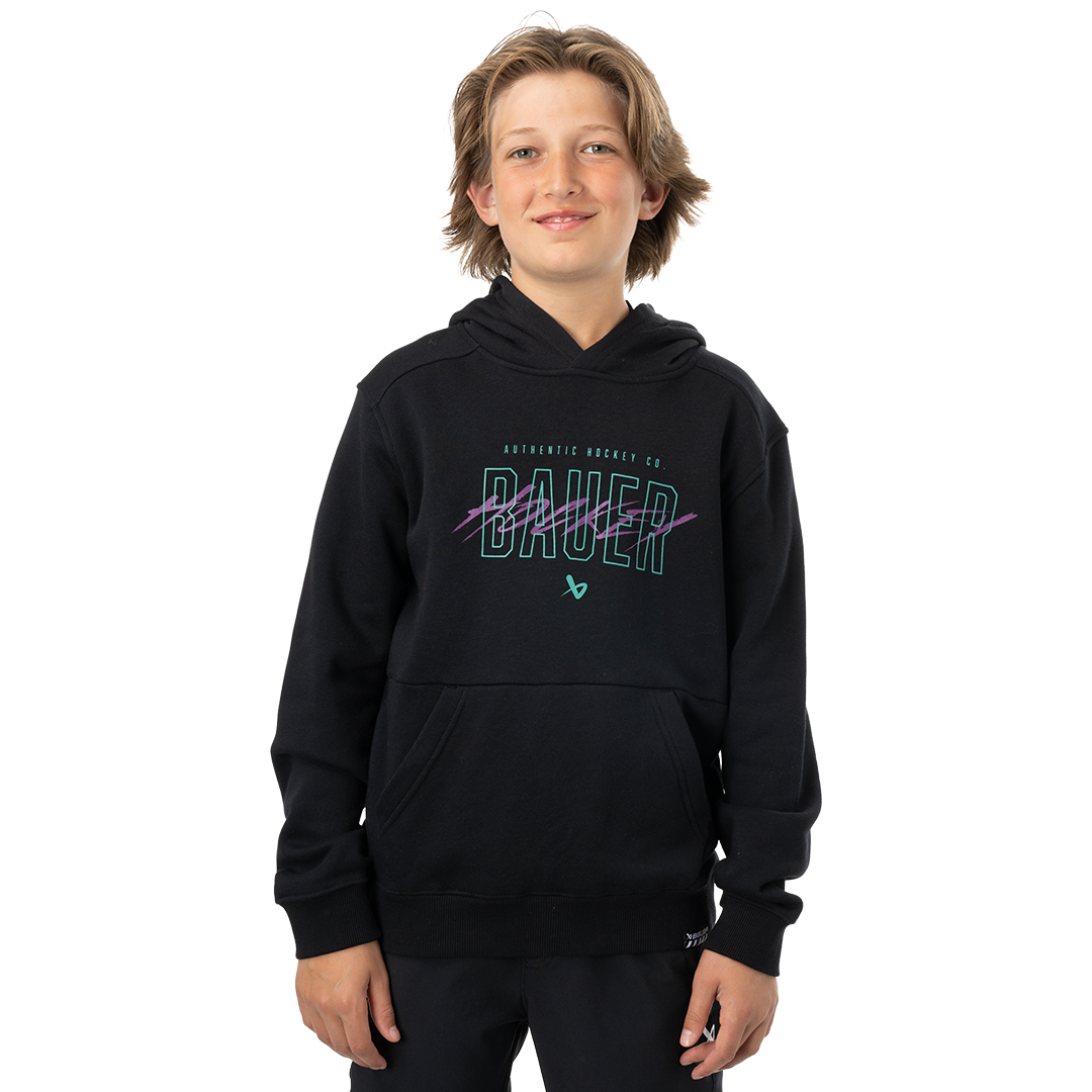 Mikina BAUER S24 ULTIMATE HOODIE-YTH-BLK (1063404)