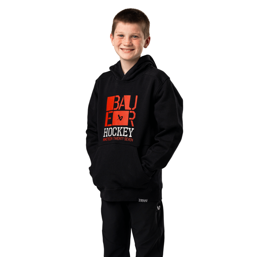 Mikina BAUER S24 ULTIMATE HOODIE-YTH-BLK (1064061)