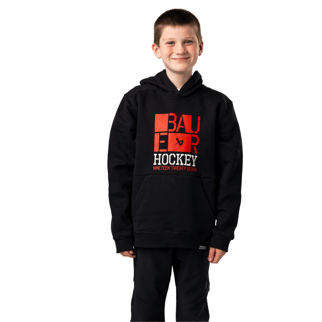 Mikina BAUER S24 ULTIMATE HOODIE-YTH-BLK (1064061)