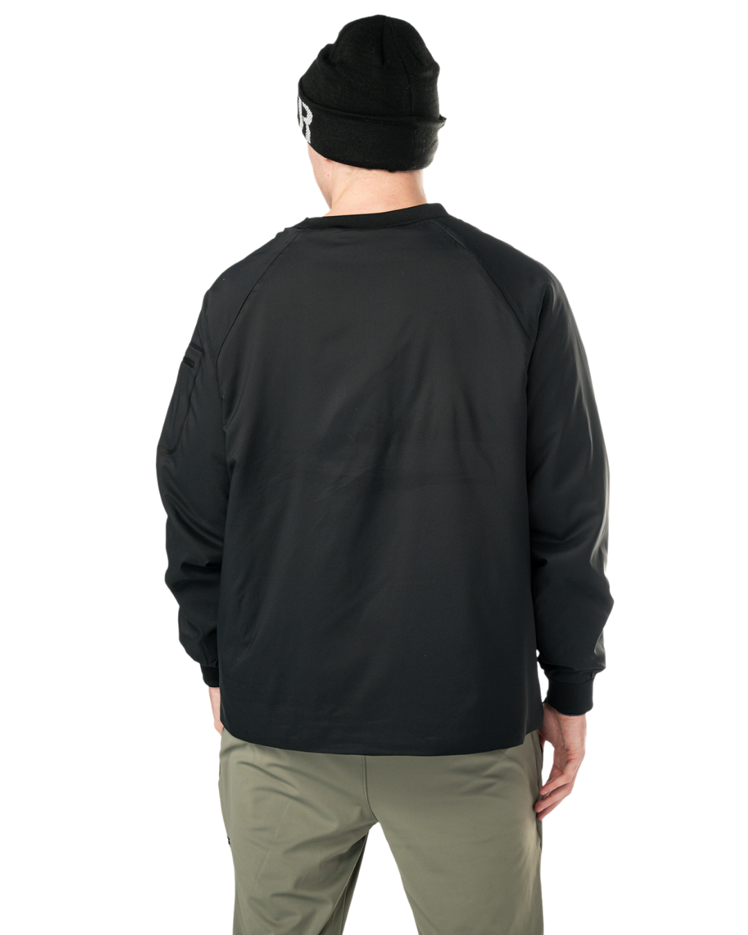 Mikina BAUER S25 FILLED CREWNECK-SR-BLK (1065845)